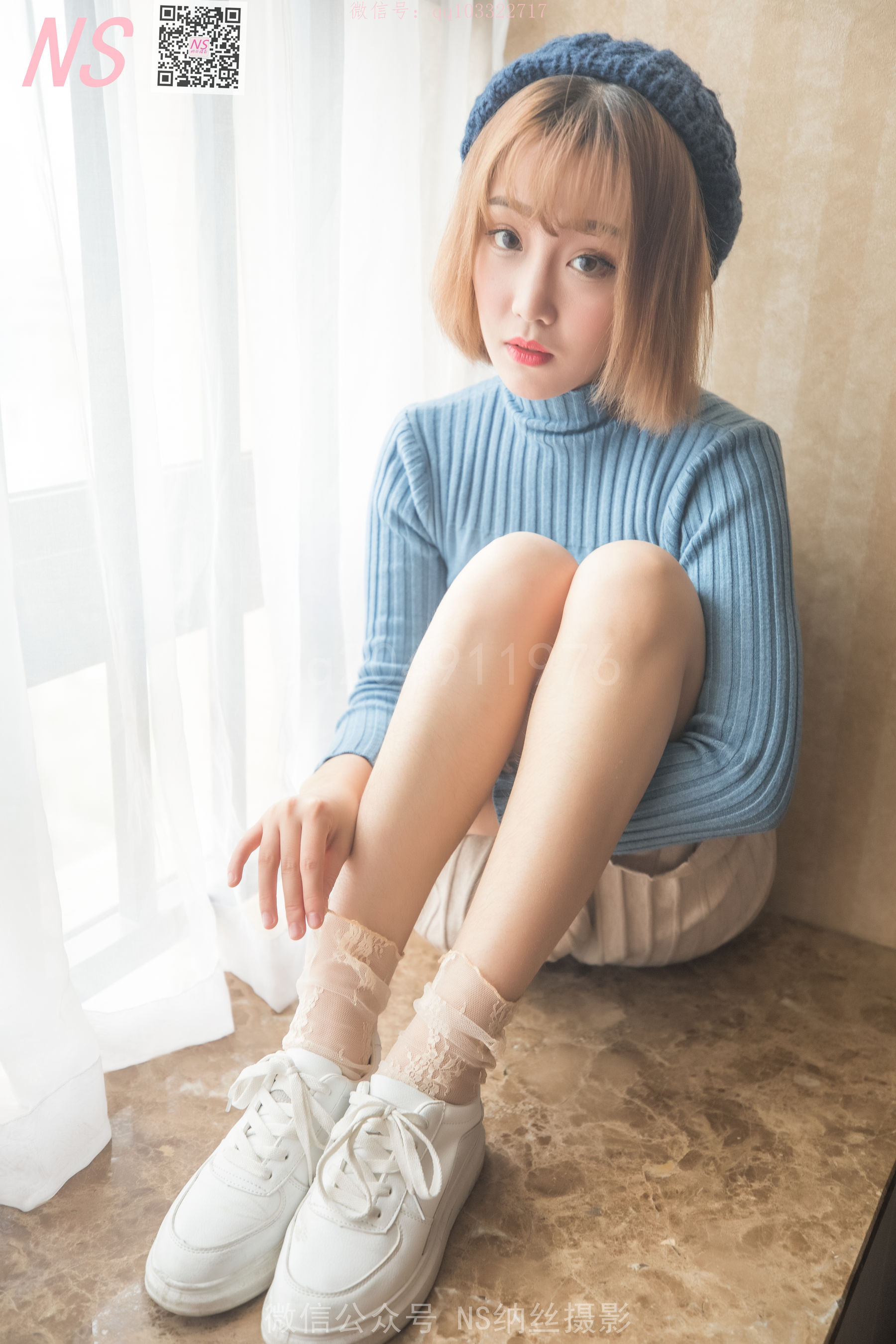 [纳丝摄影]  琴子 逆光短丝袜BY黑丝袜
