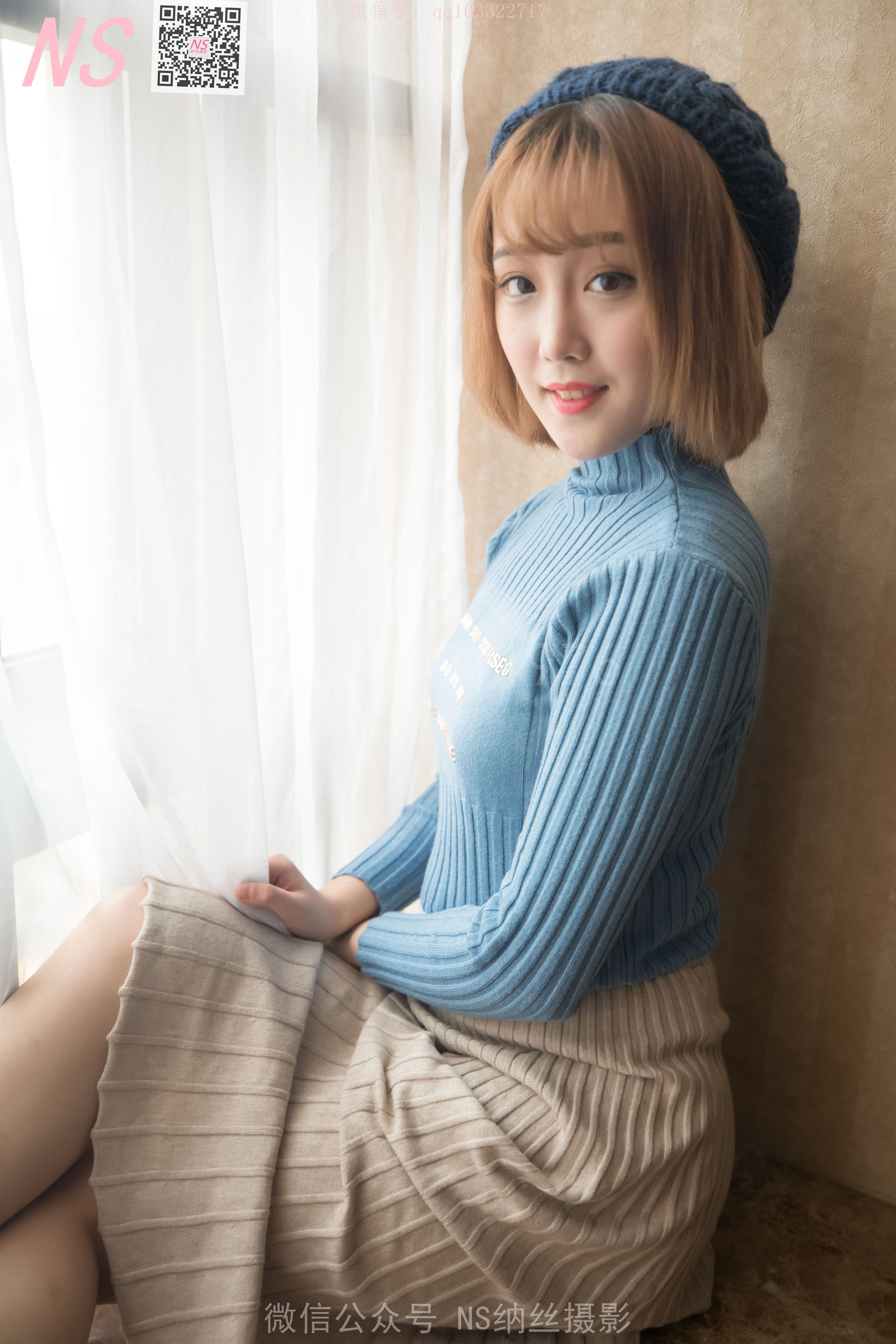 [纳丝摄影]  琴子 逆光短丝袜BY黑丝袜