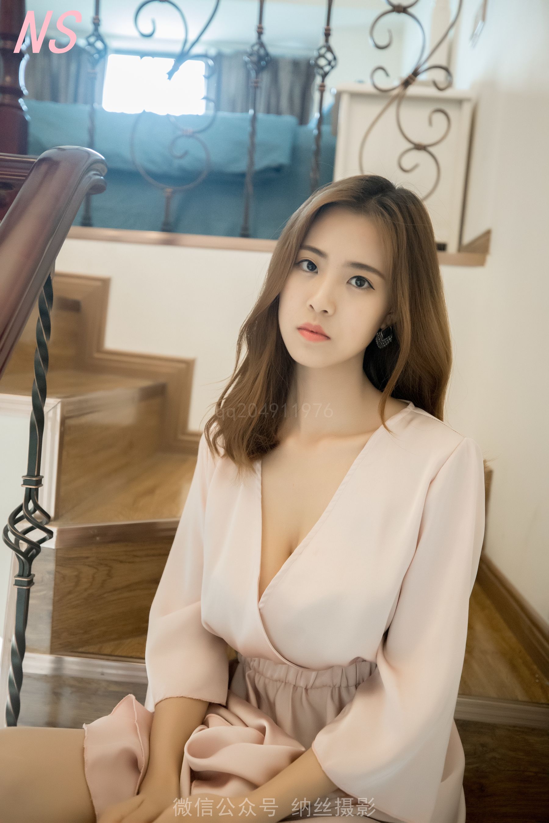 [纳丝摄影]  美女主播寒霜 睡衣诱惑