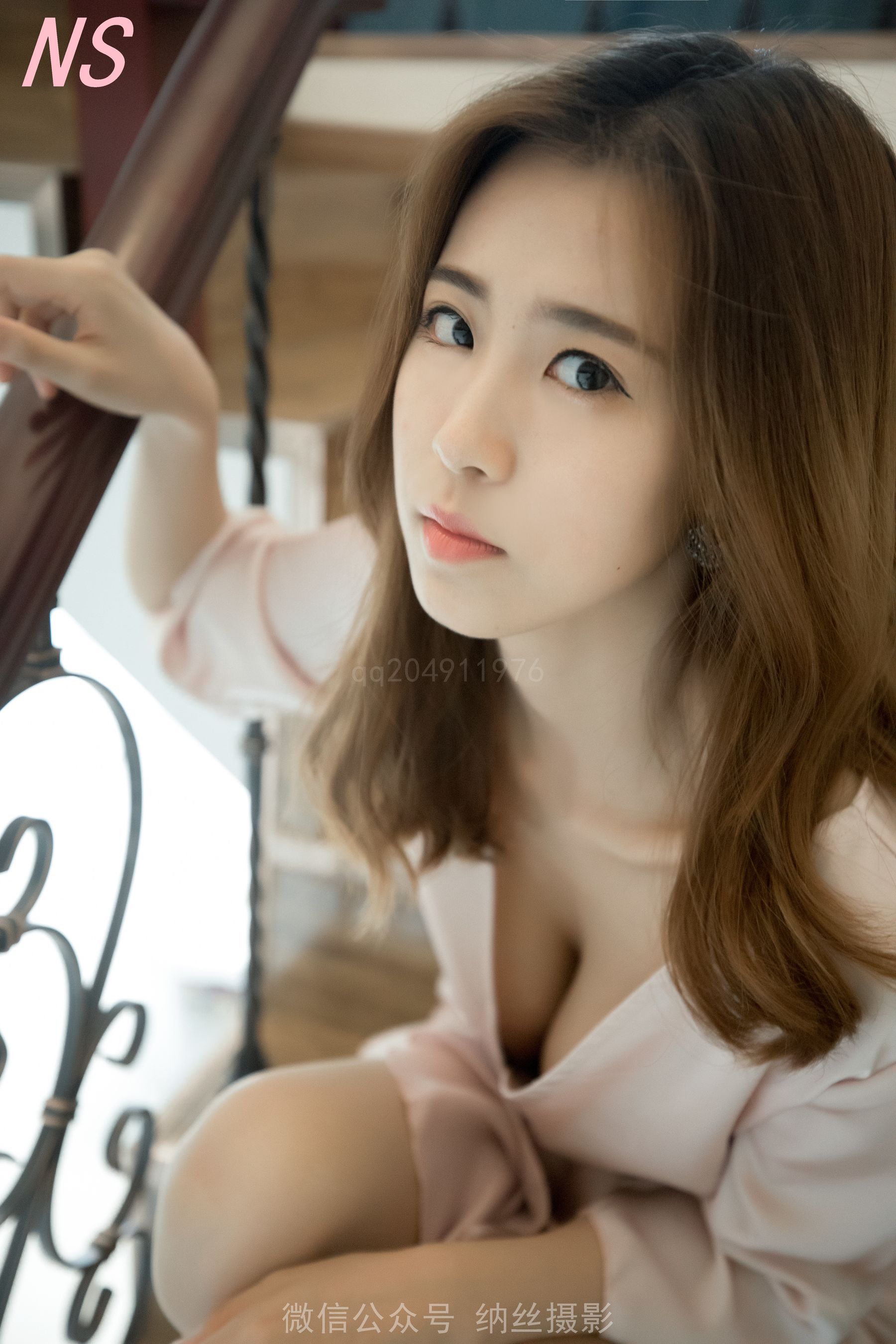 [纳丝摄影]  美女主播寒霜 睡衣诱惑