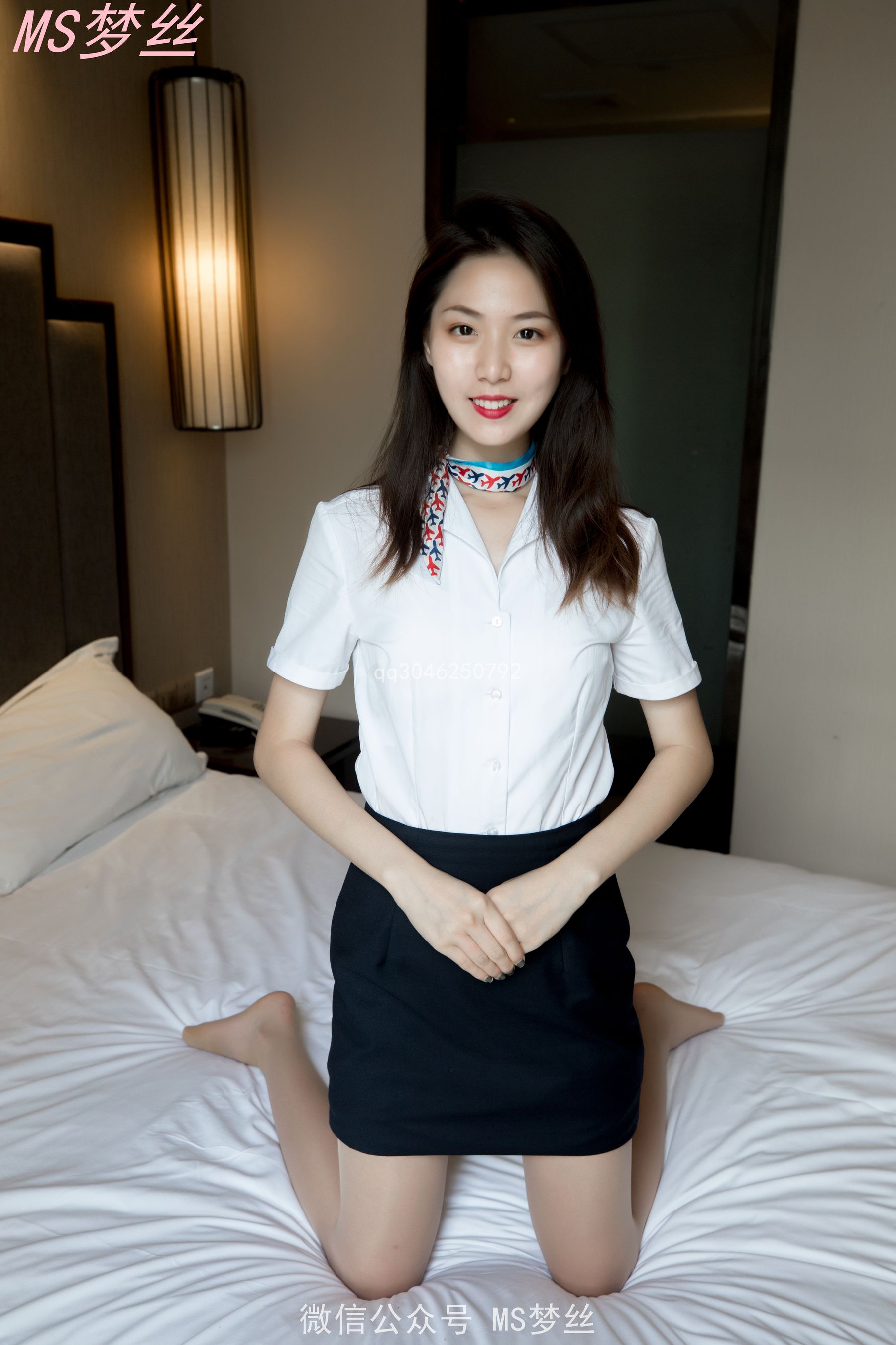 [纳丝摄影]  芷蕾 肉色丝袜礼仪颜值爆表！