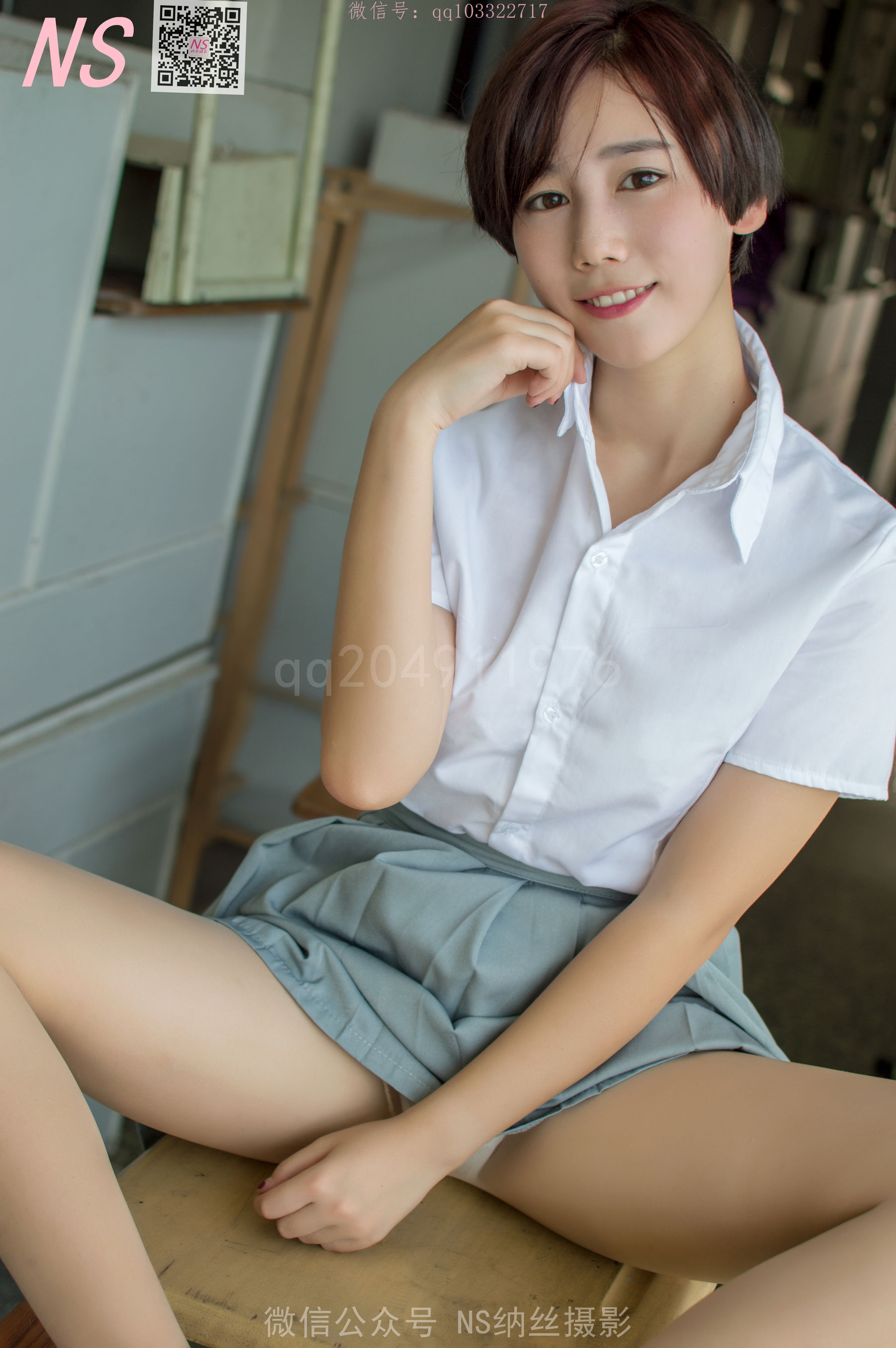 [纳丝摄影]  芸儿 丝袜毕业季