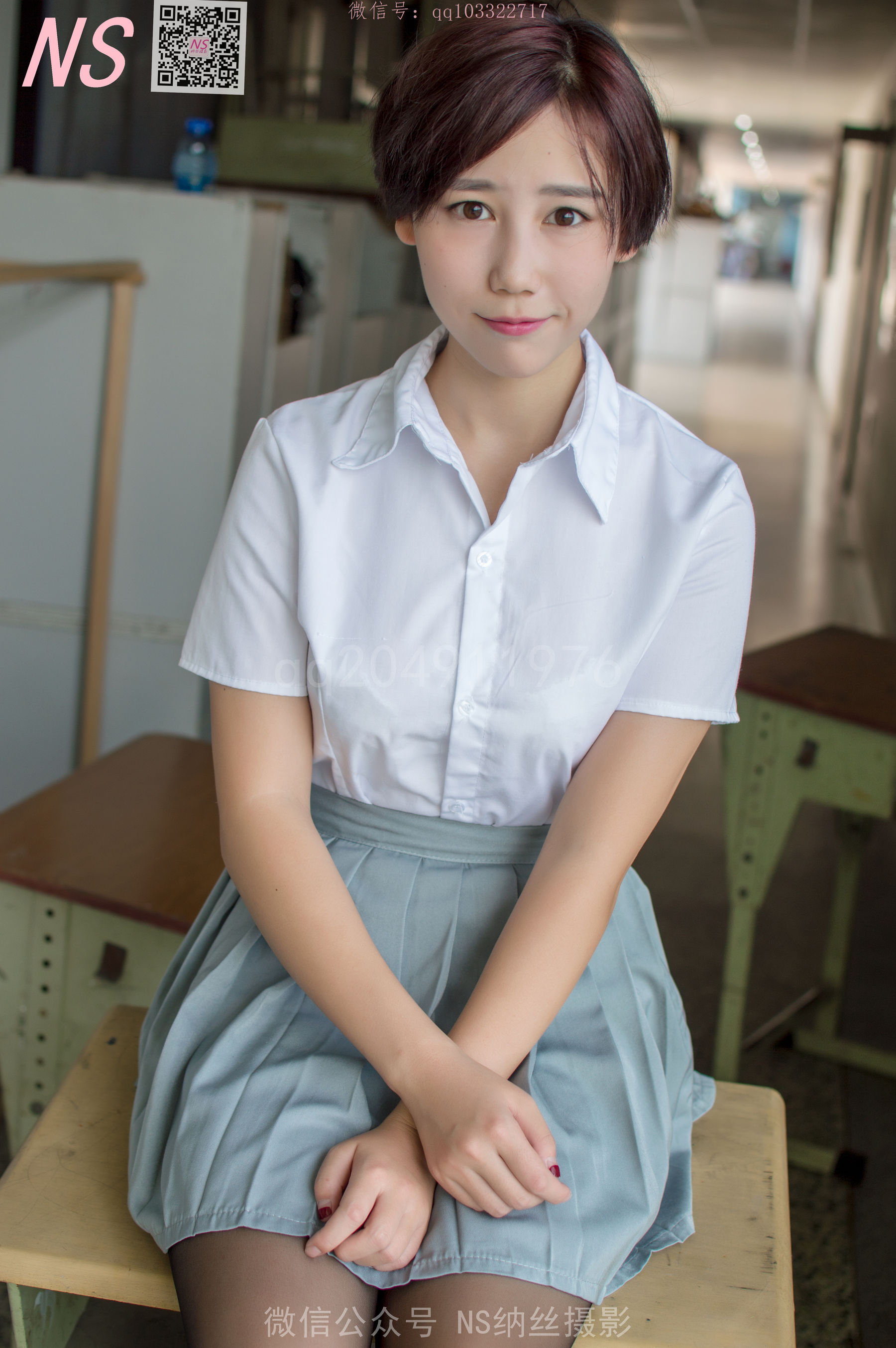 [纳丝摄影]  芸儿 丝袜毕业季