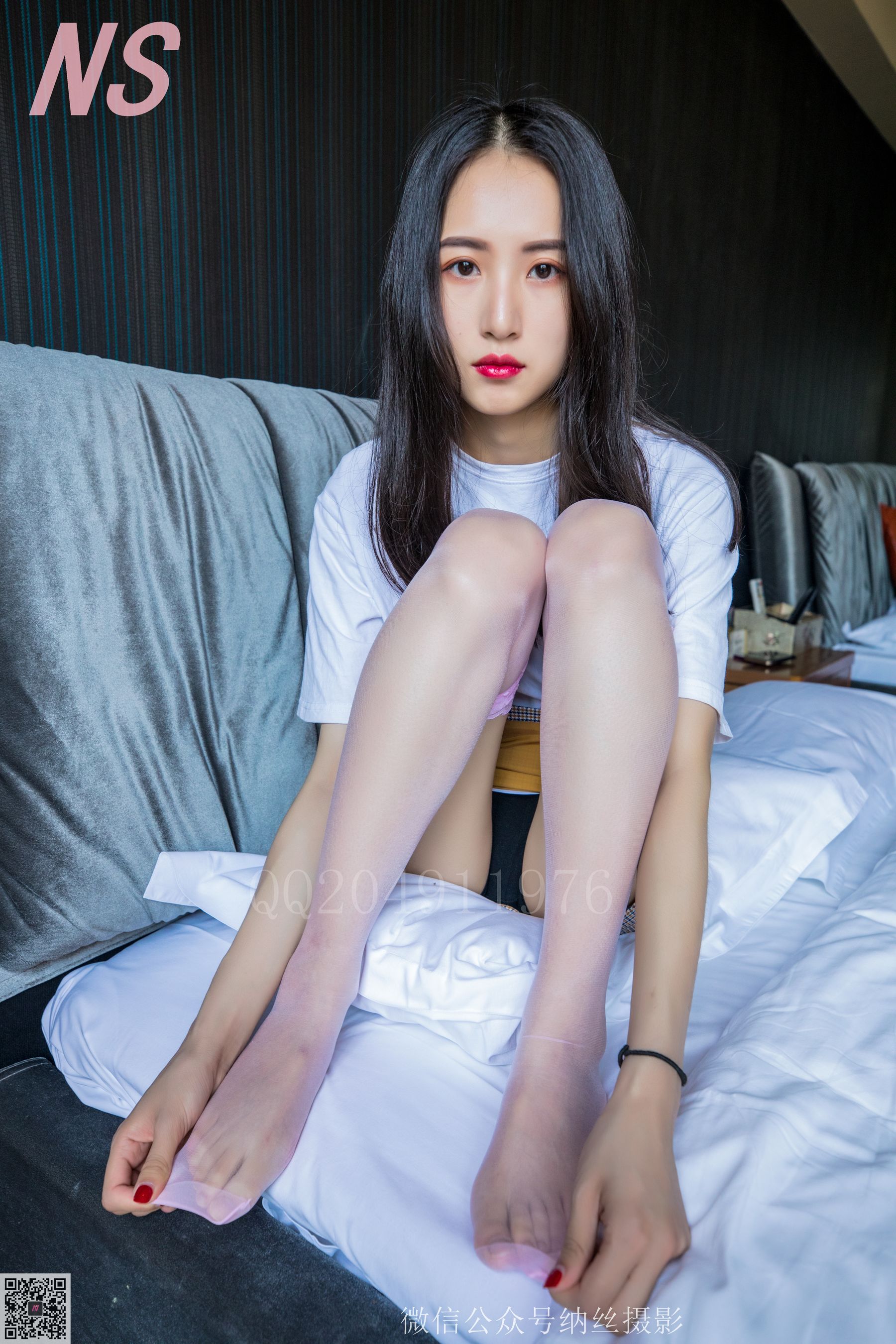 [纳丝摄影]  苏敏 室内粉苏
