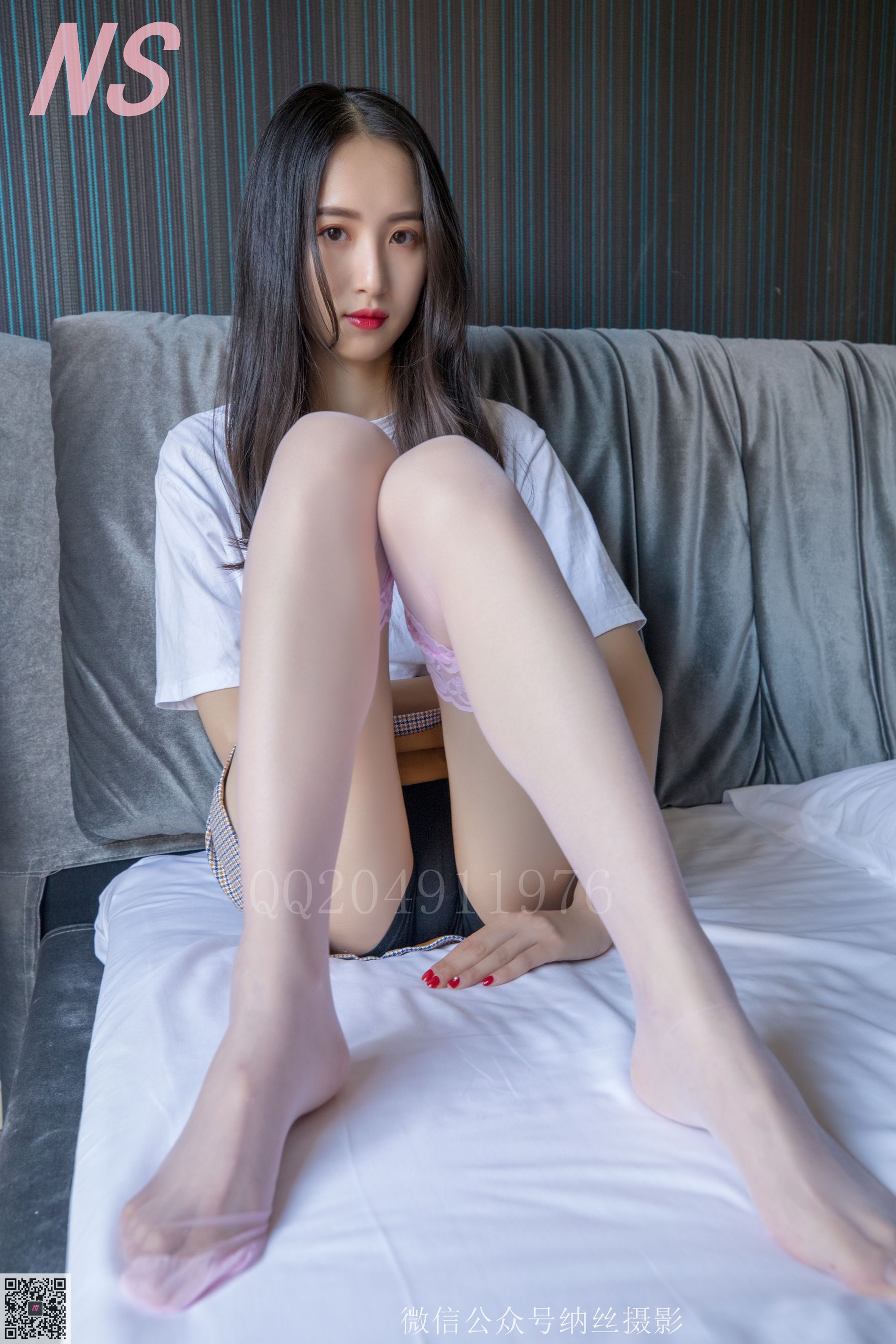 [纳丝摄影]  苏敏 室内粉苏