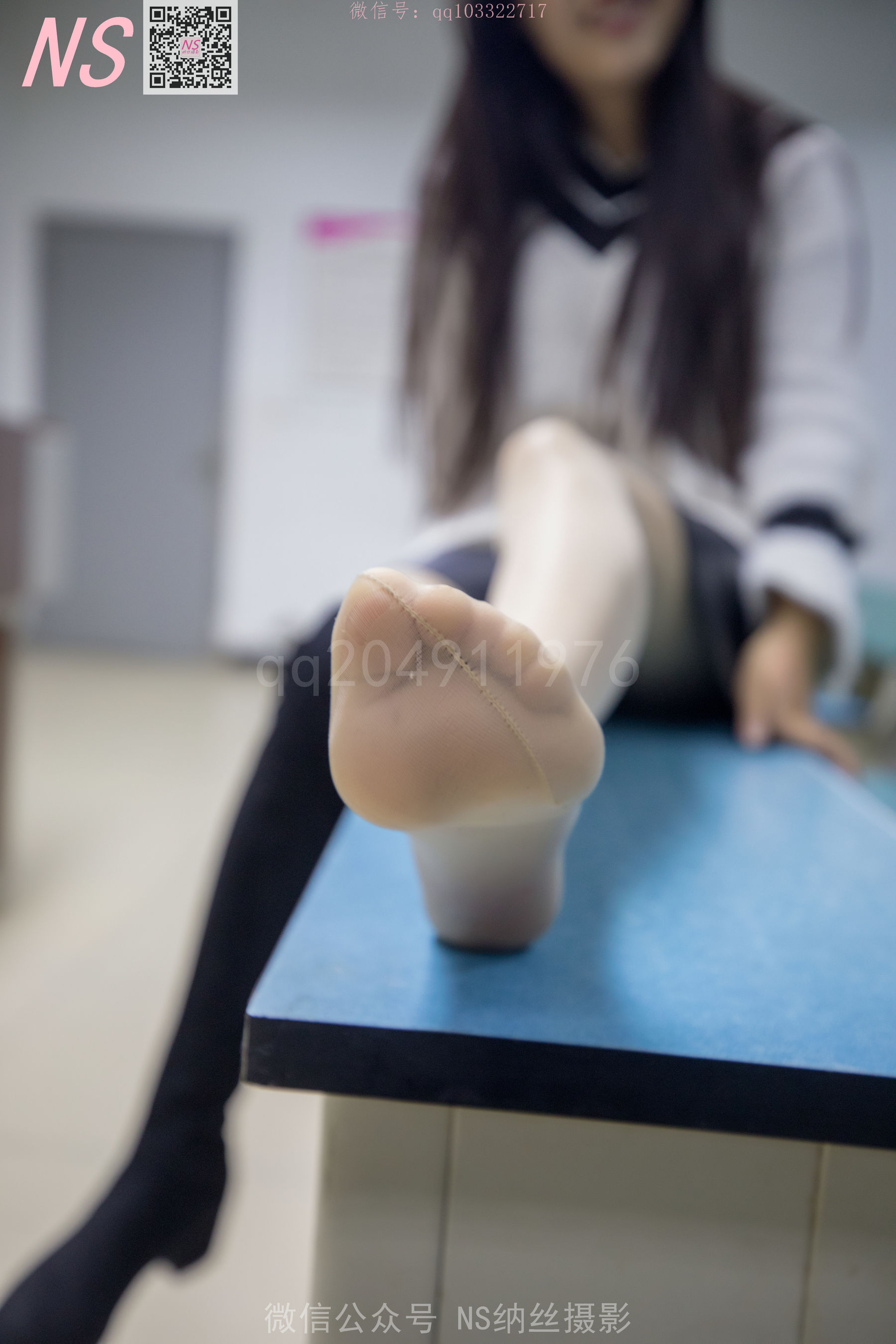 [纳丝摄影]  雨佳 丝袜学记