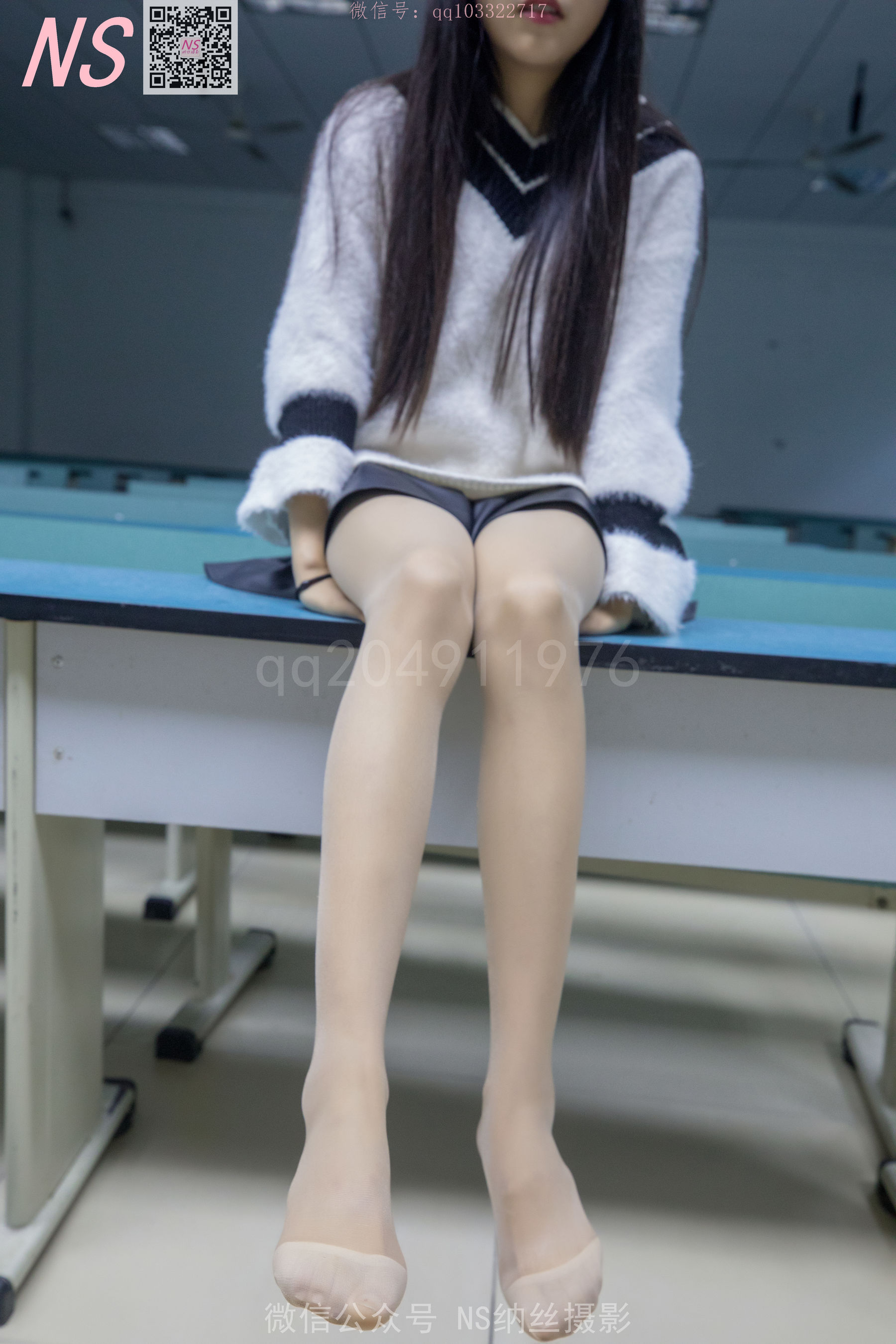 [纳丝摄影]  雨佳 丝袜学记