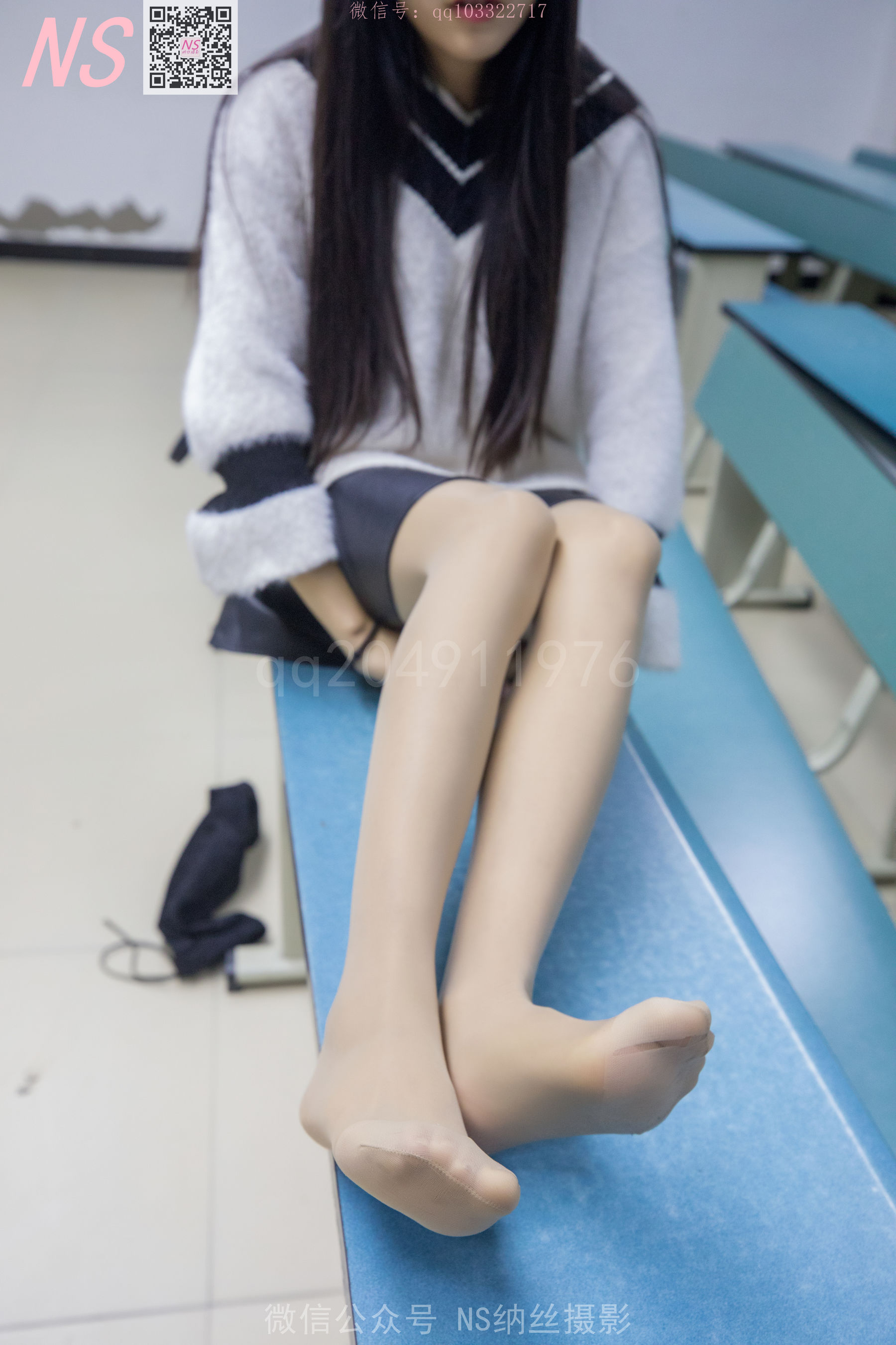 [纳丝摄影]  雨佳 丝袜学记