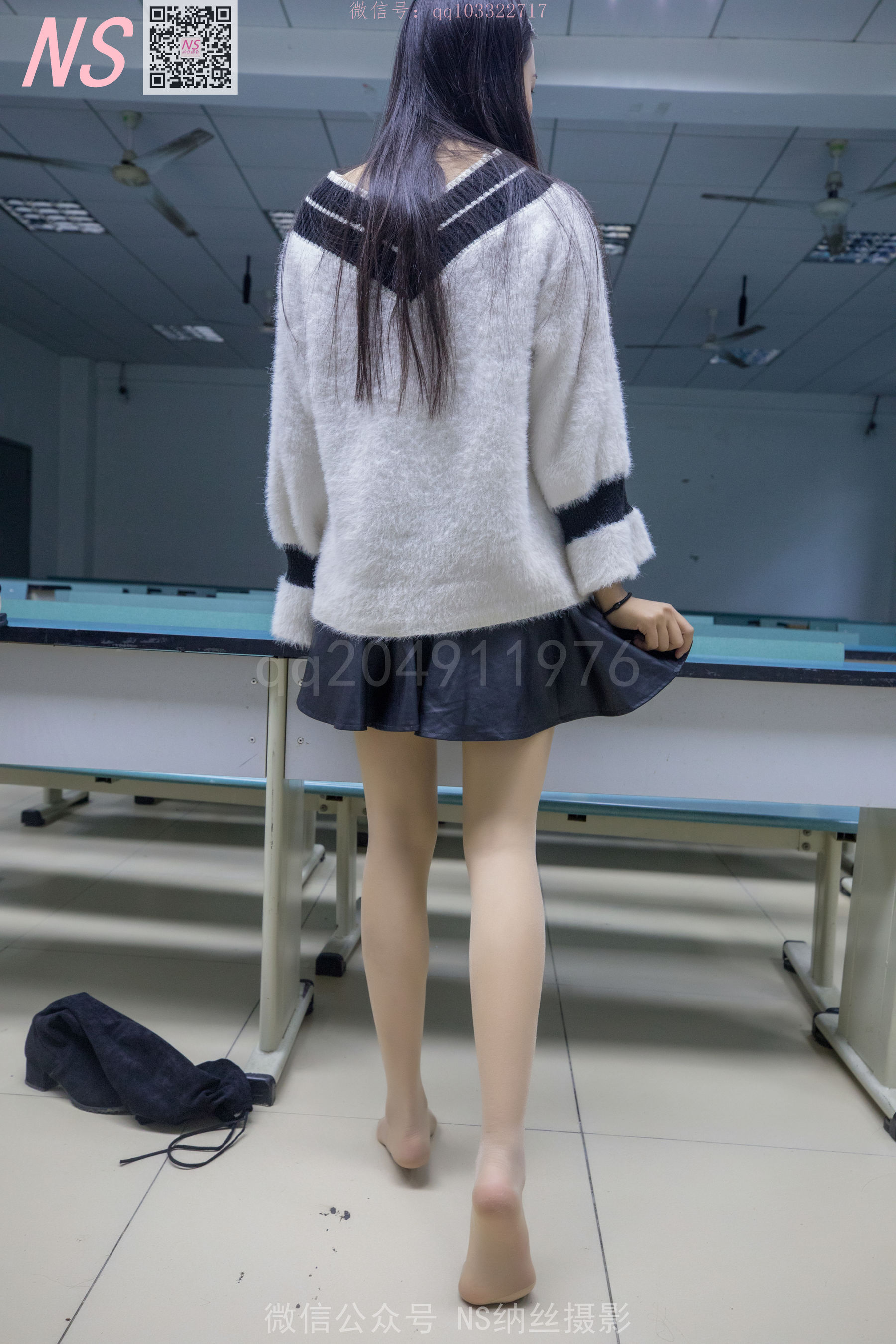 [纳丝摄影]  雨佳 丝袜学记