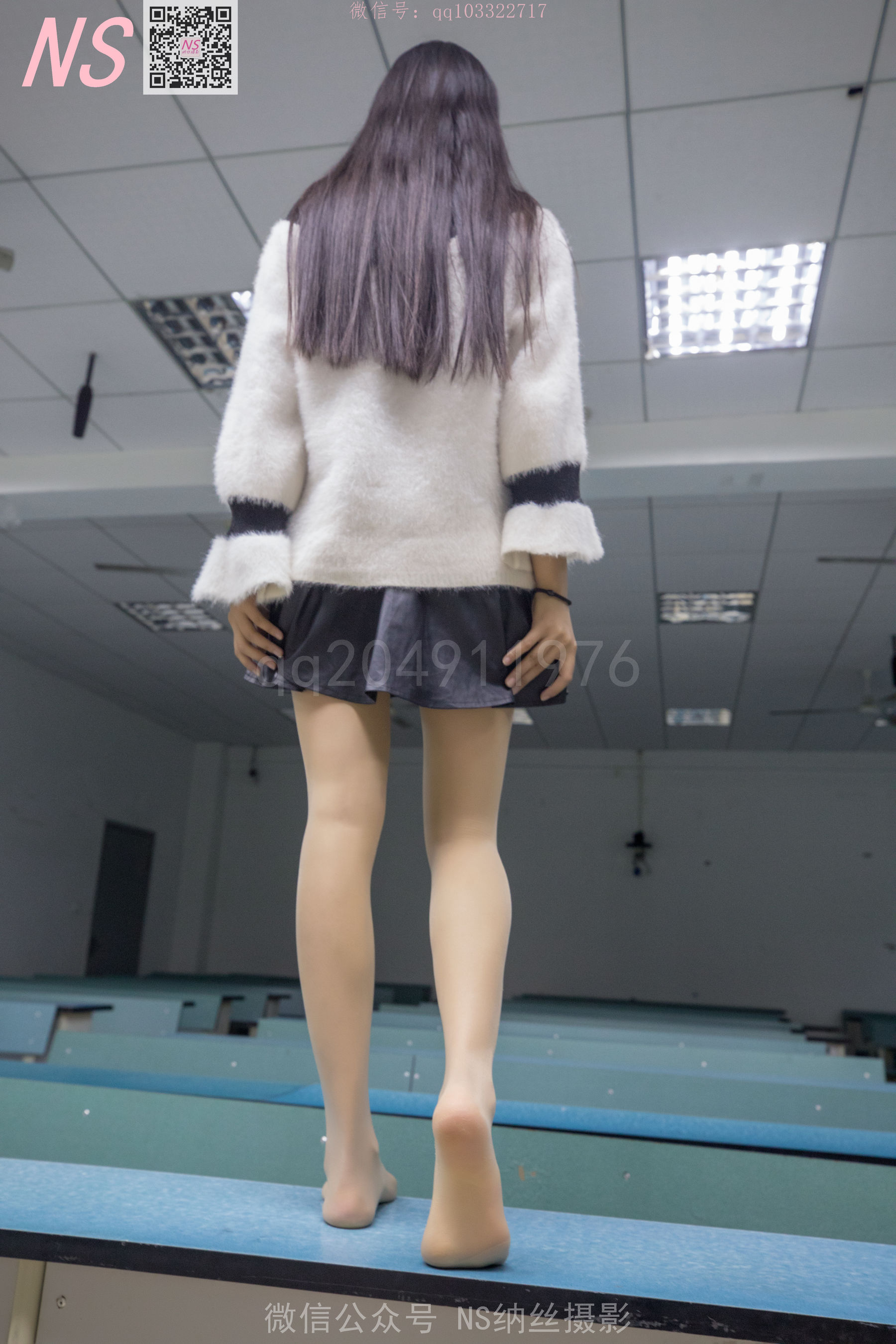 [纳丝摄影]  雨佳 丝袜学记