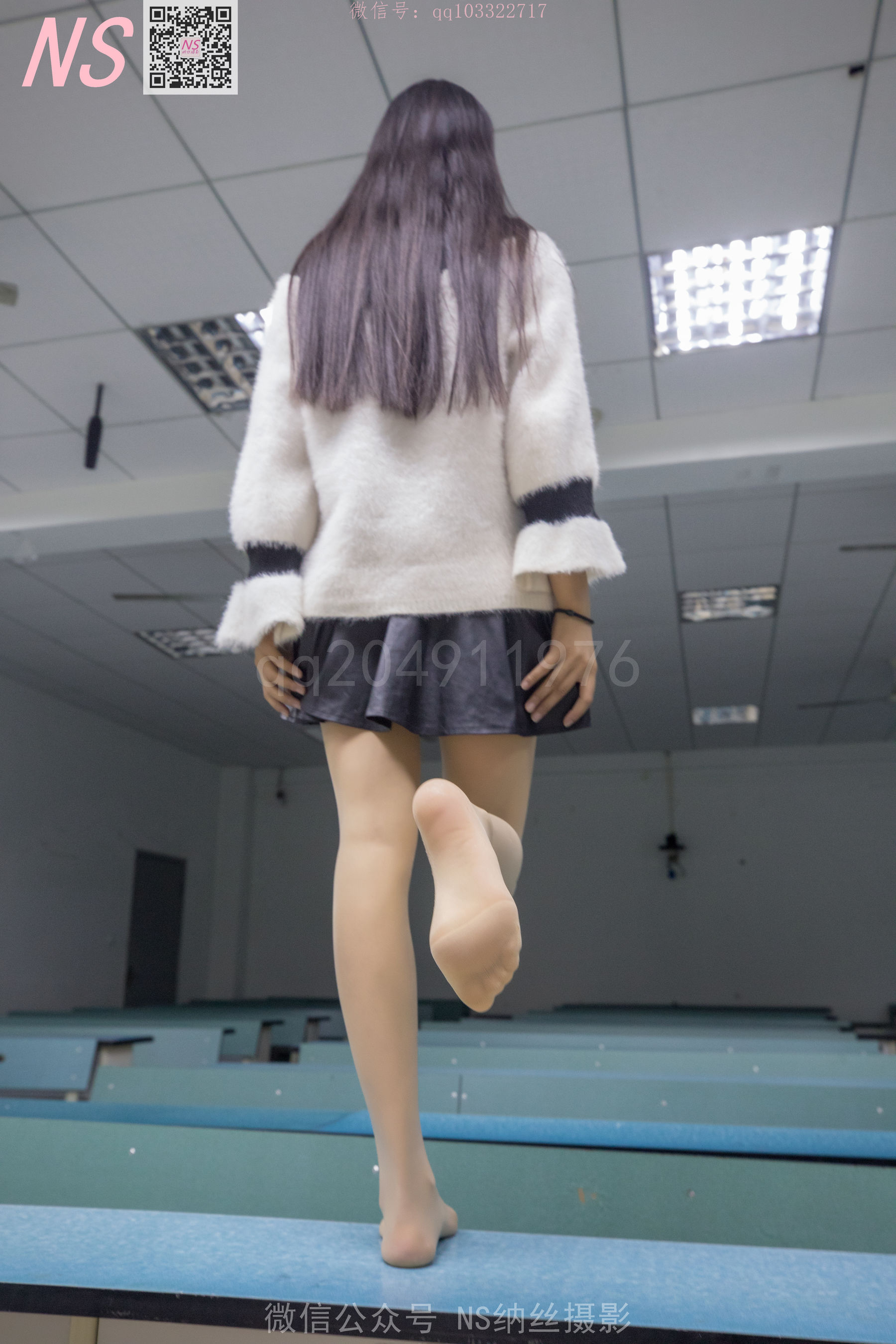 [纳丝摄影]  雨佳 丝袜学记