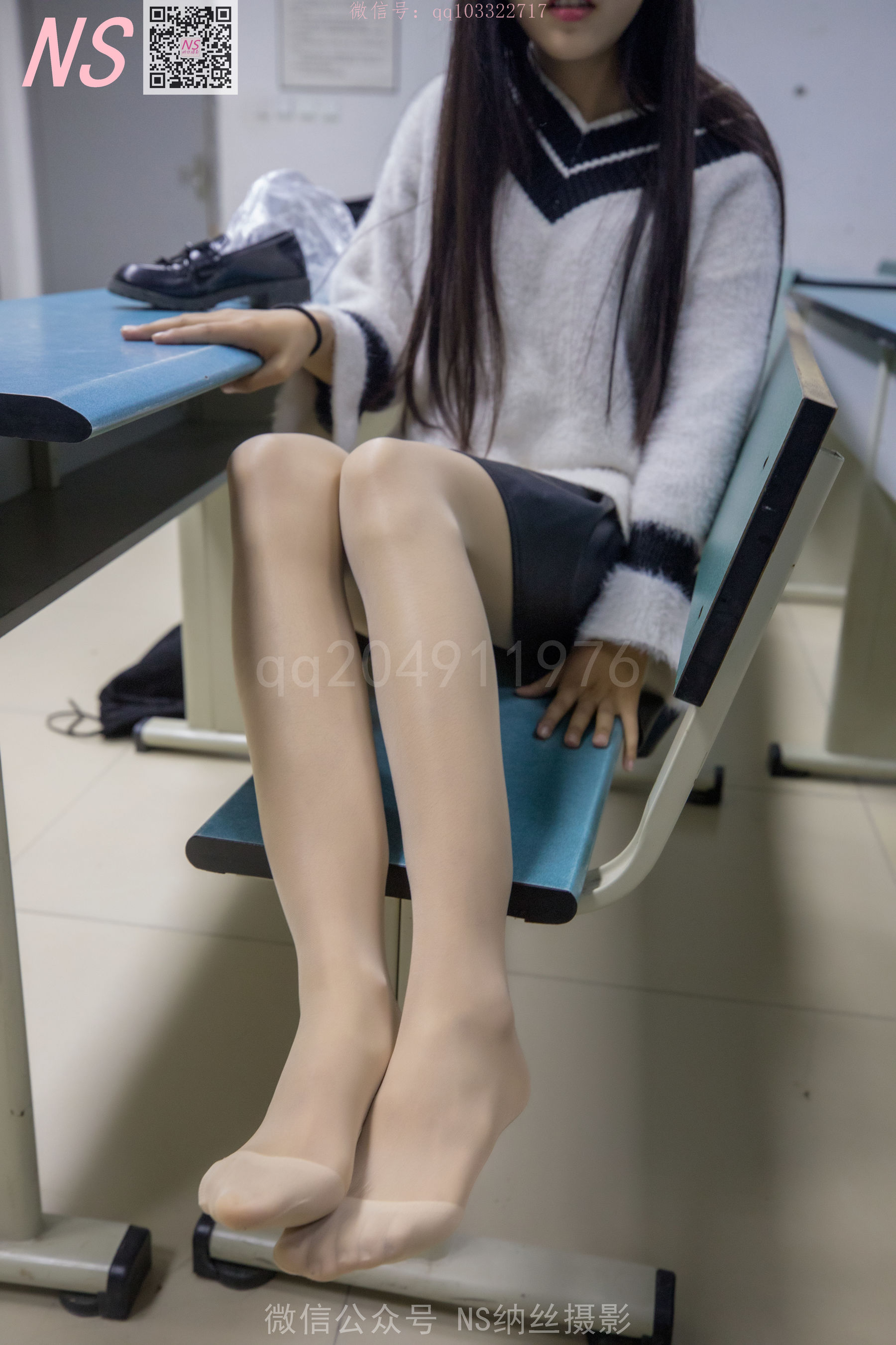 [纳丝摄影]  雨佳 丝袜学记