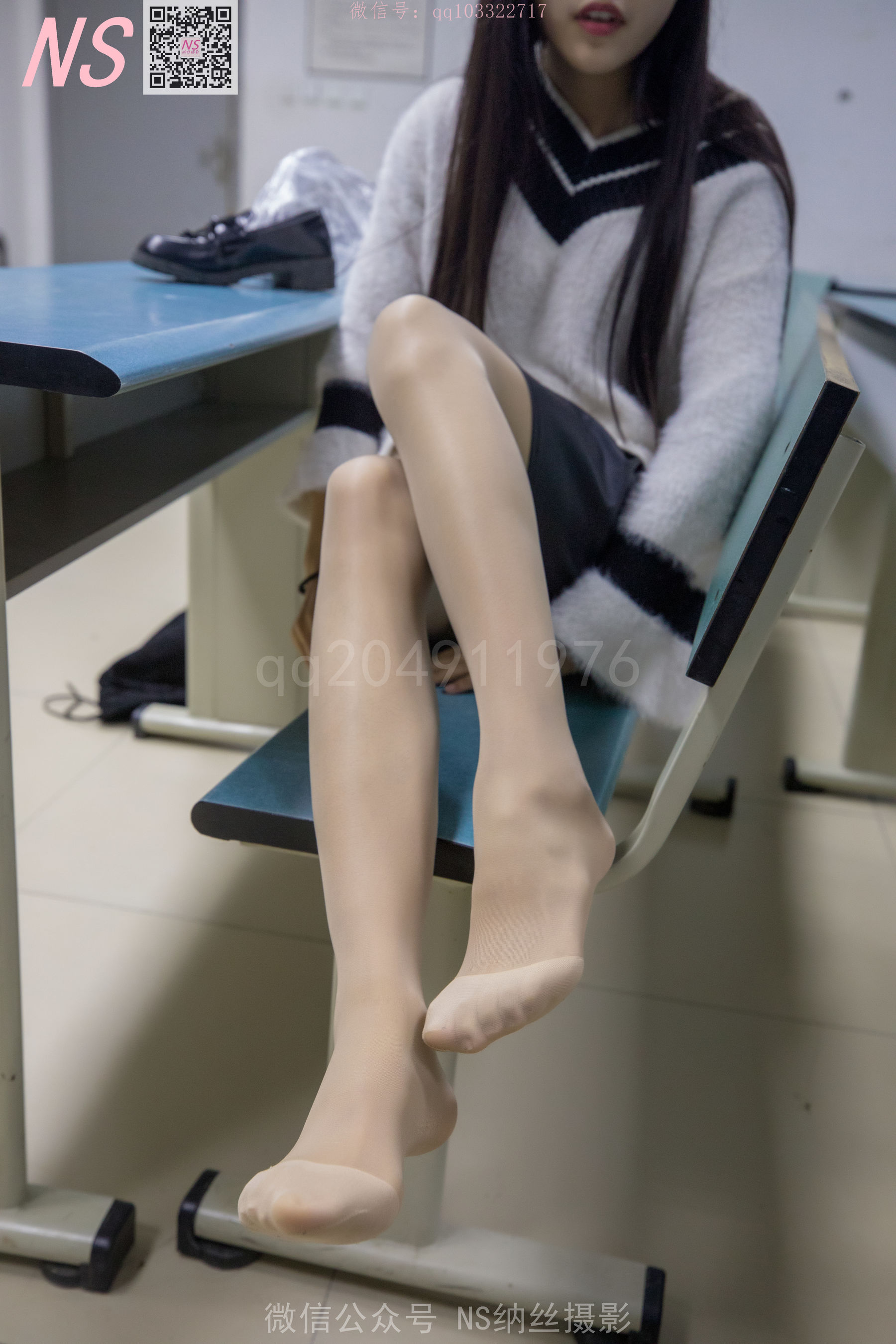 [纳丝摄影]  雨佳 丝袜学记