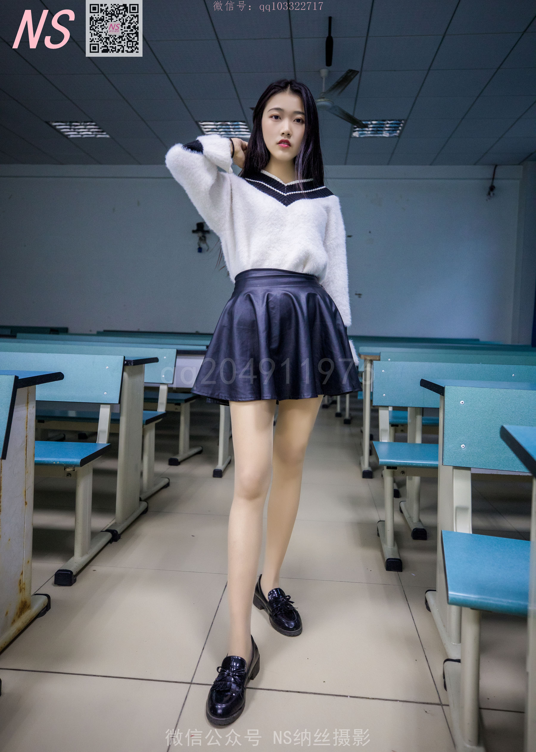 [纳丝摄影]  雨佳 丝袜学记