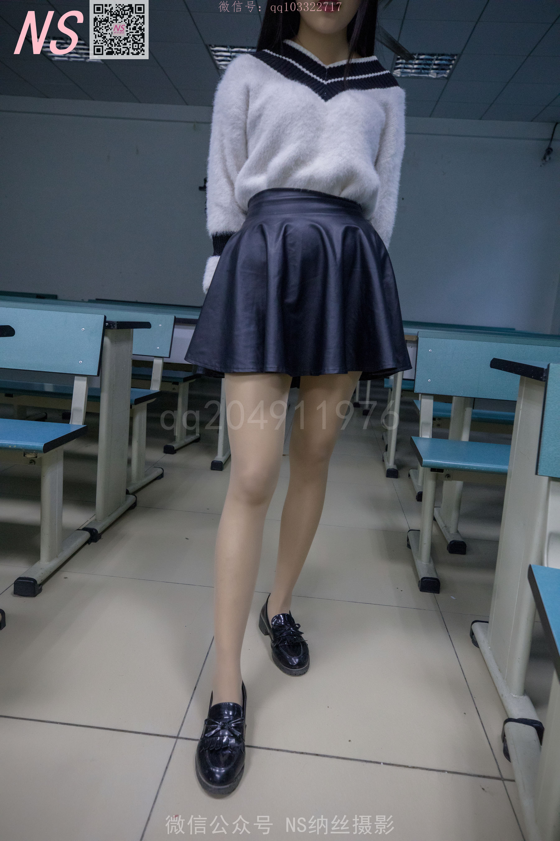 [纳丝摄影]  雨佳 丝袜学记