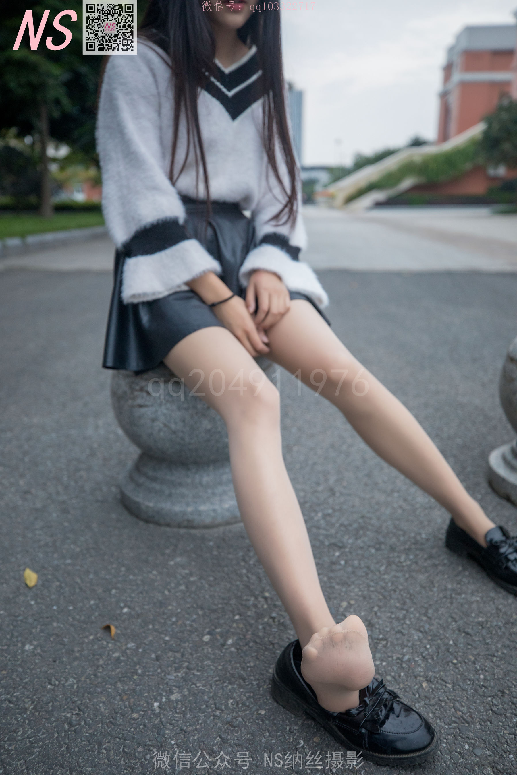 [纳丝摄影]  雨佳 丝袜学记