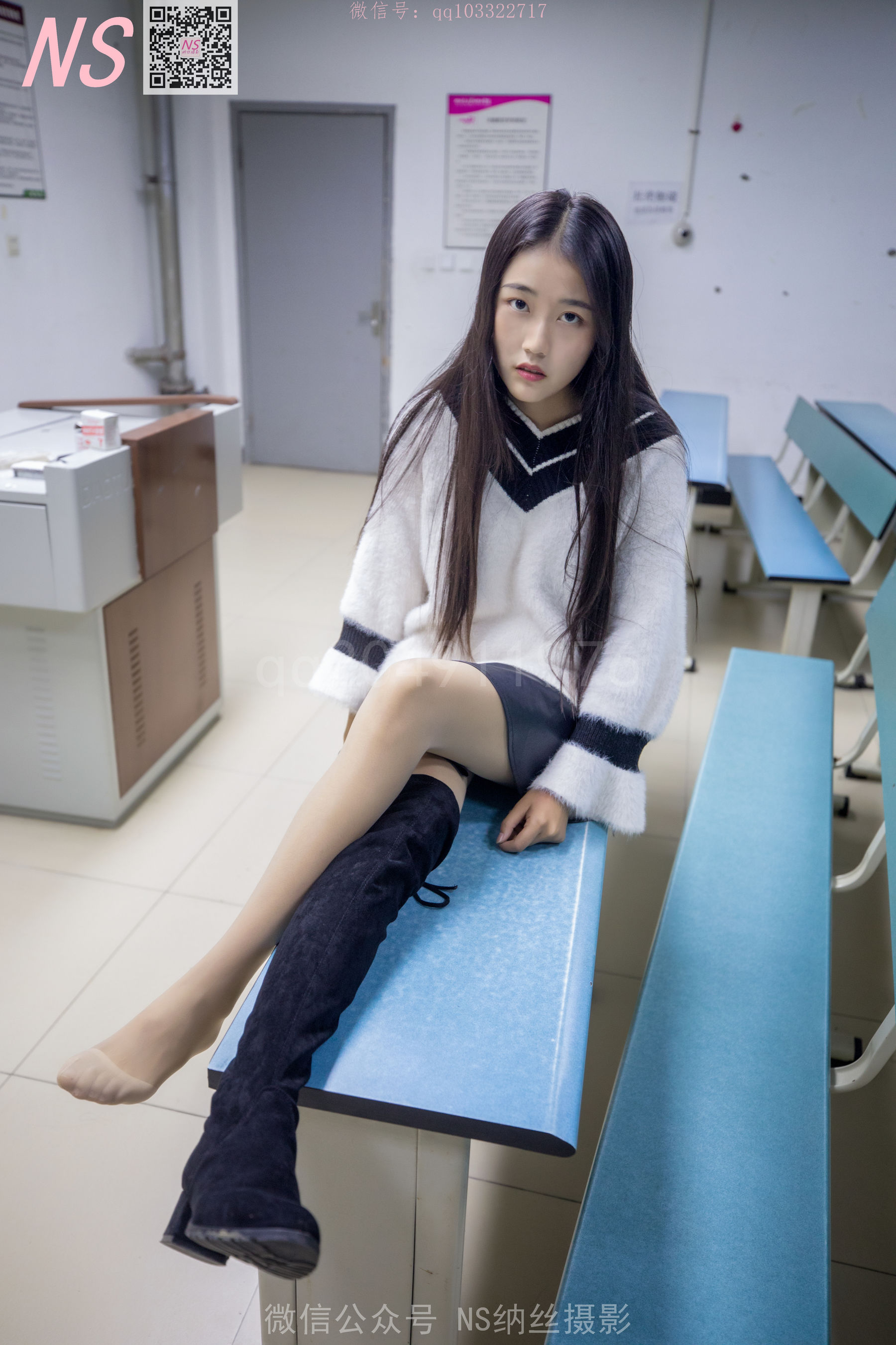 [纳丝摄影]  雨佳 丝袜学记