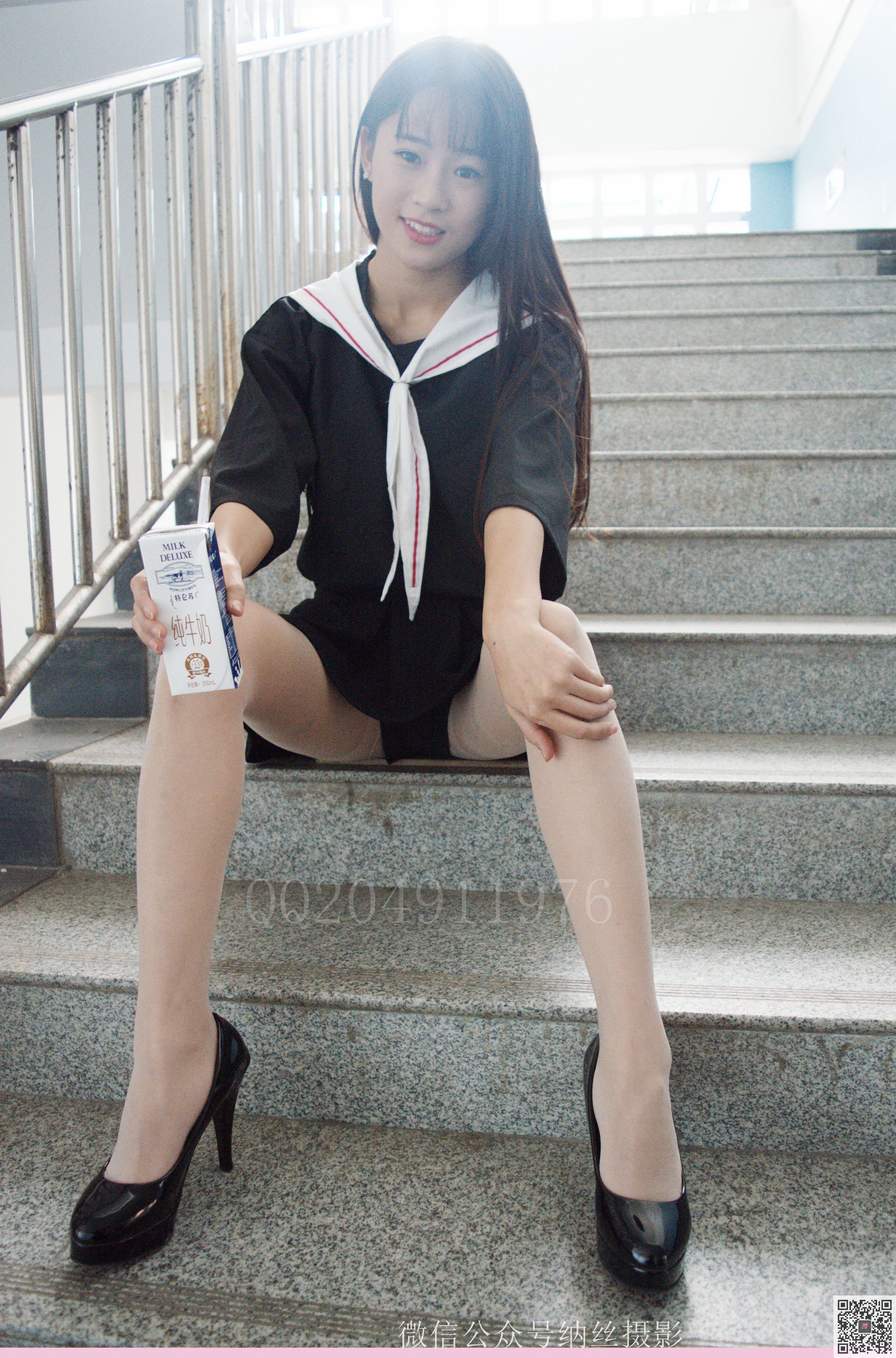 [纳丝摄影] NO.014 宝儿 校园水手服肉丝