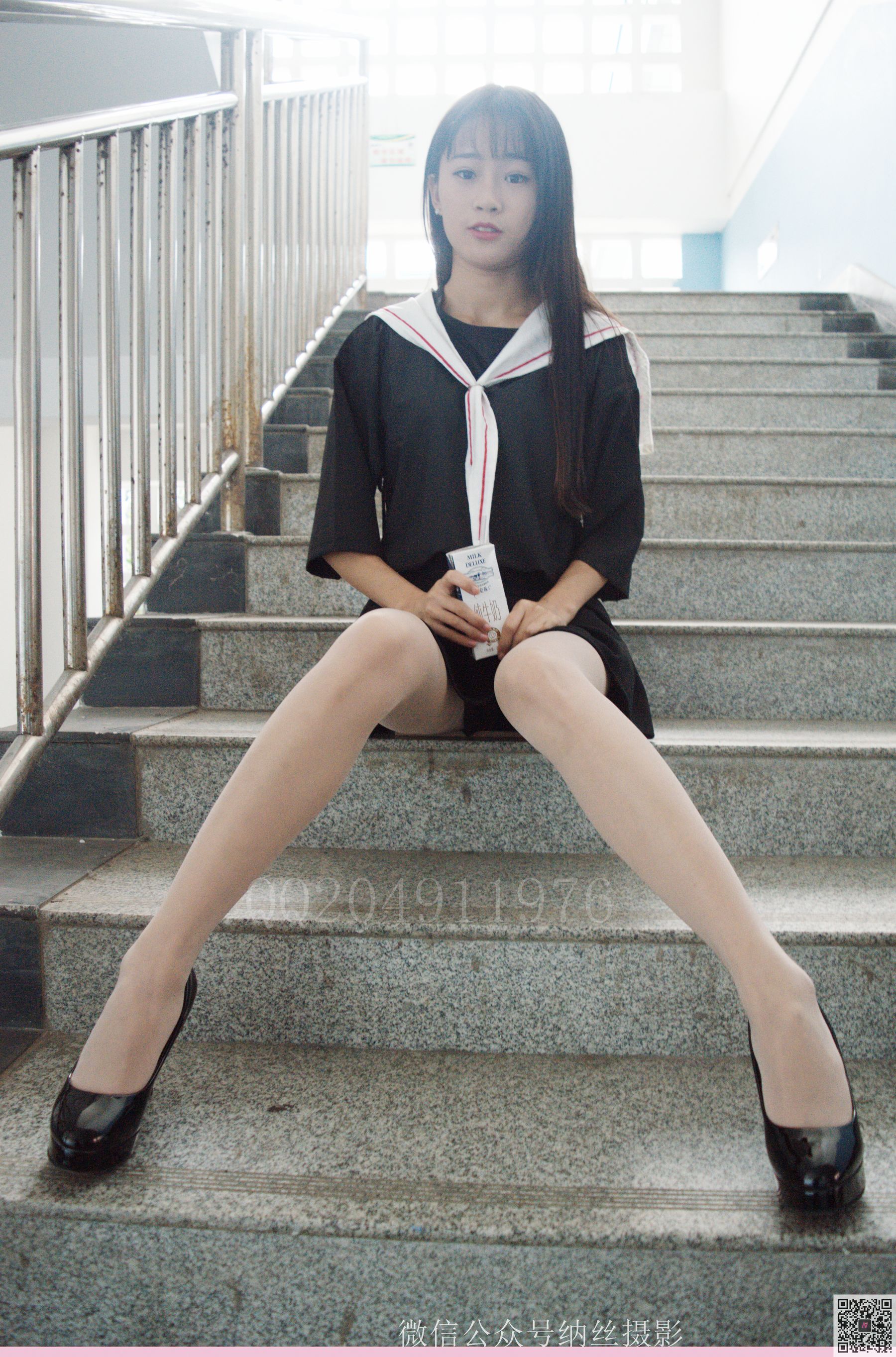 [纳丝摄影] NO.014 宝儿 校园水手服肉丝