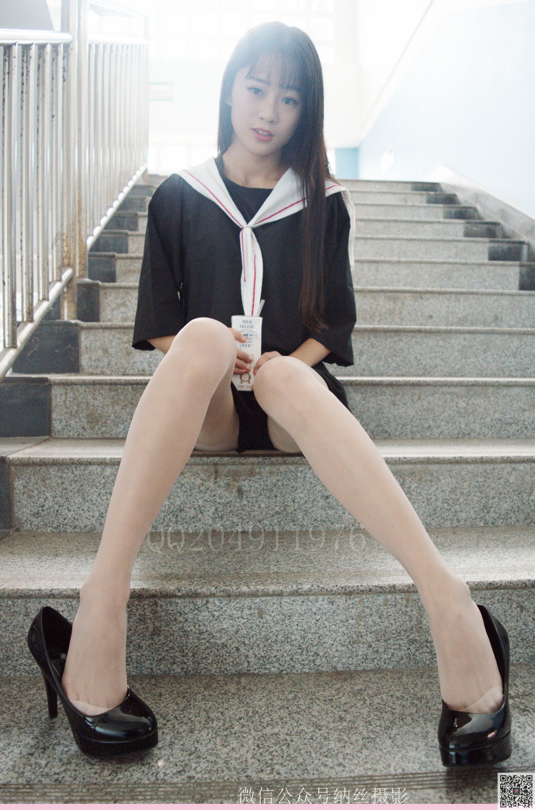 [纳丝摄影] NO.014 宝儿 校园水手服肉丝