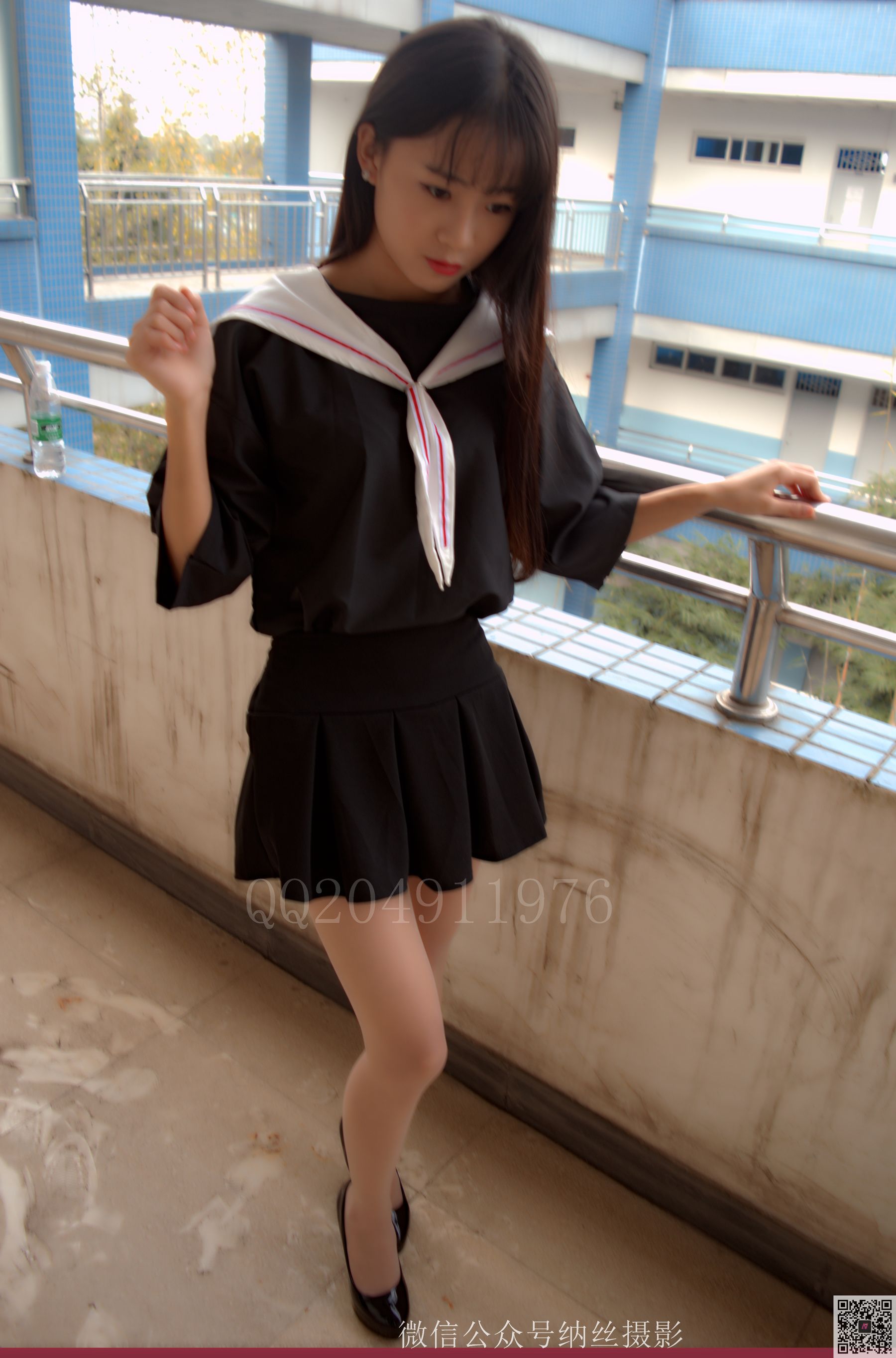 [纳丝摄影] NO.014 宝儿 校园水手服肉丝