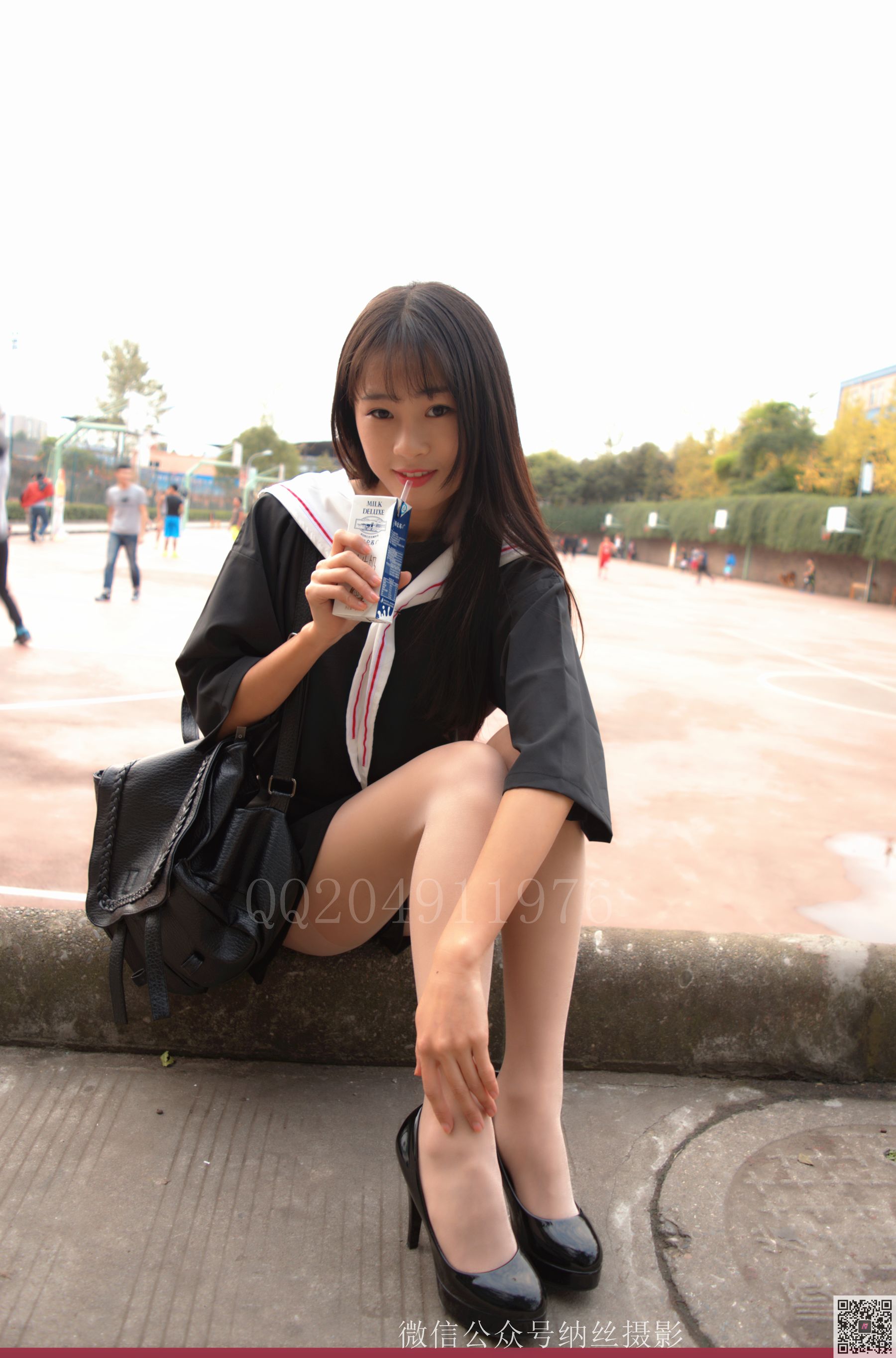 [纳丝摄影] NO.014 宝儿 校园水手服肉丝