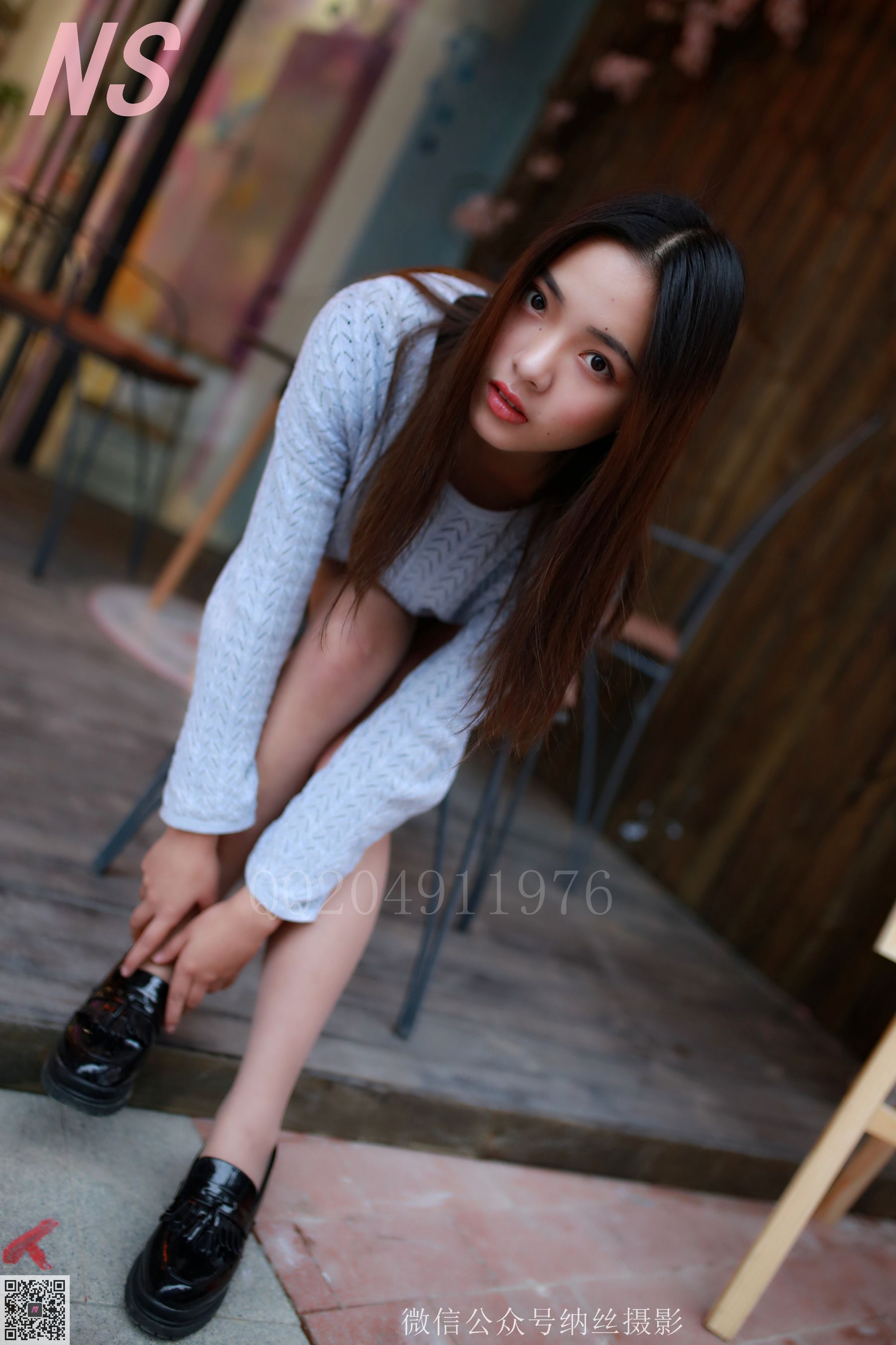 [纳丝摄影] NO.098 洋洋 长发长腿清秀美女