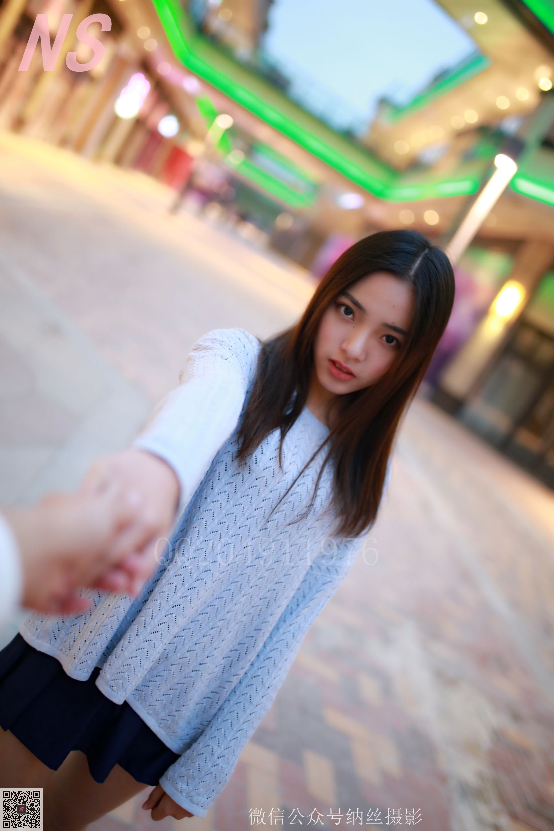 [纳丝摄影] NO.098 洋洋 长发长腿清秀美女
