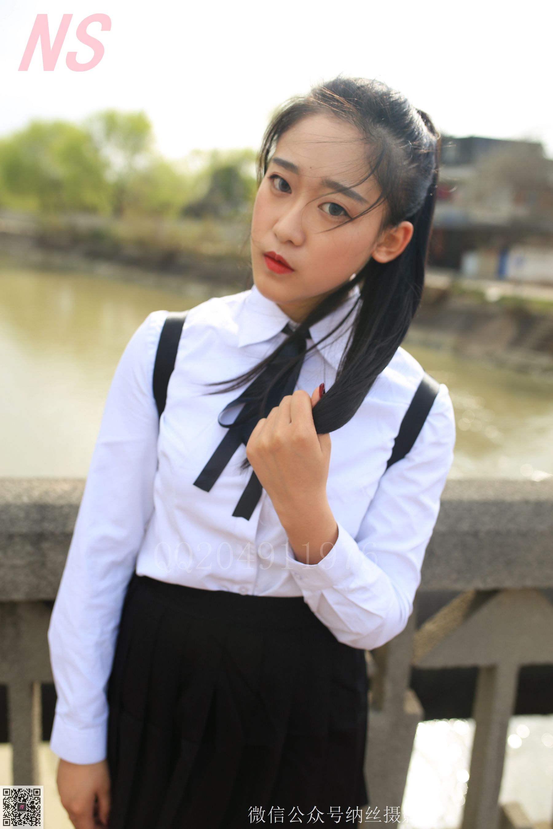 [纳丝摄影] NO.122 A＋妹 学妹肉丝