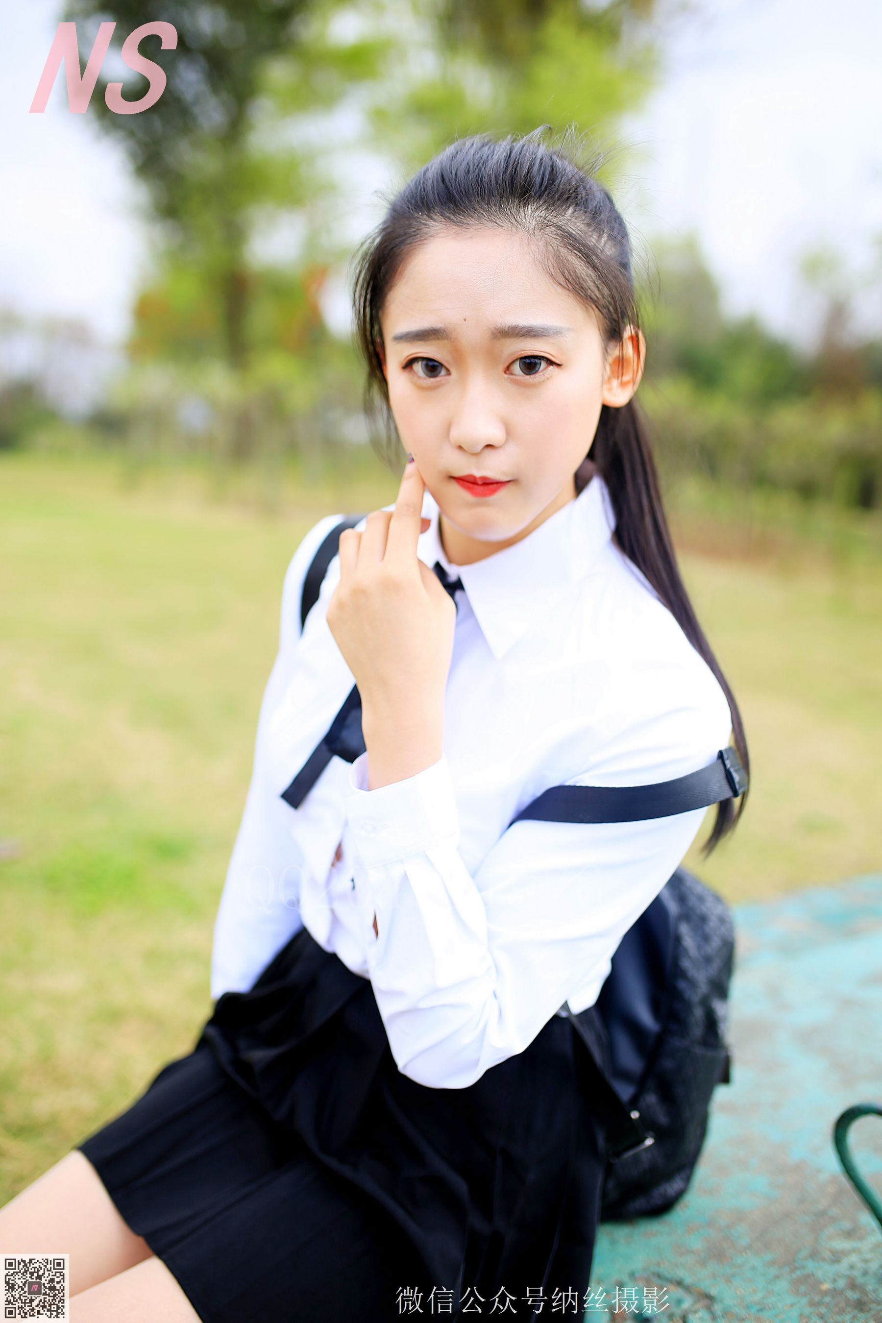 [纳丝摄影] NO.122 A＋妹 学妹肉丝