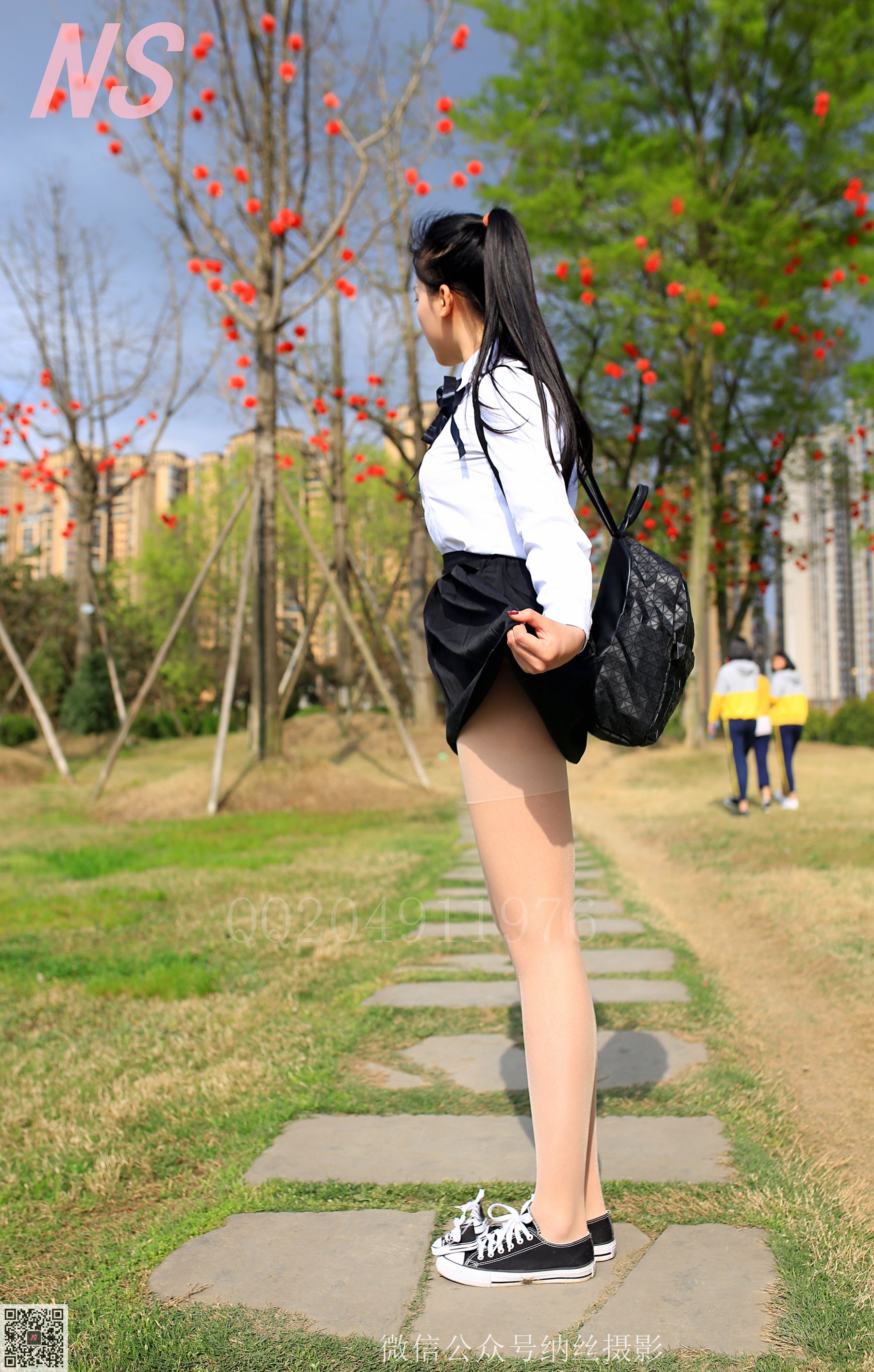[纳丝摄影] NO.122 A＋妹 学妹肉丝