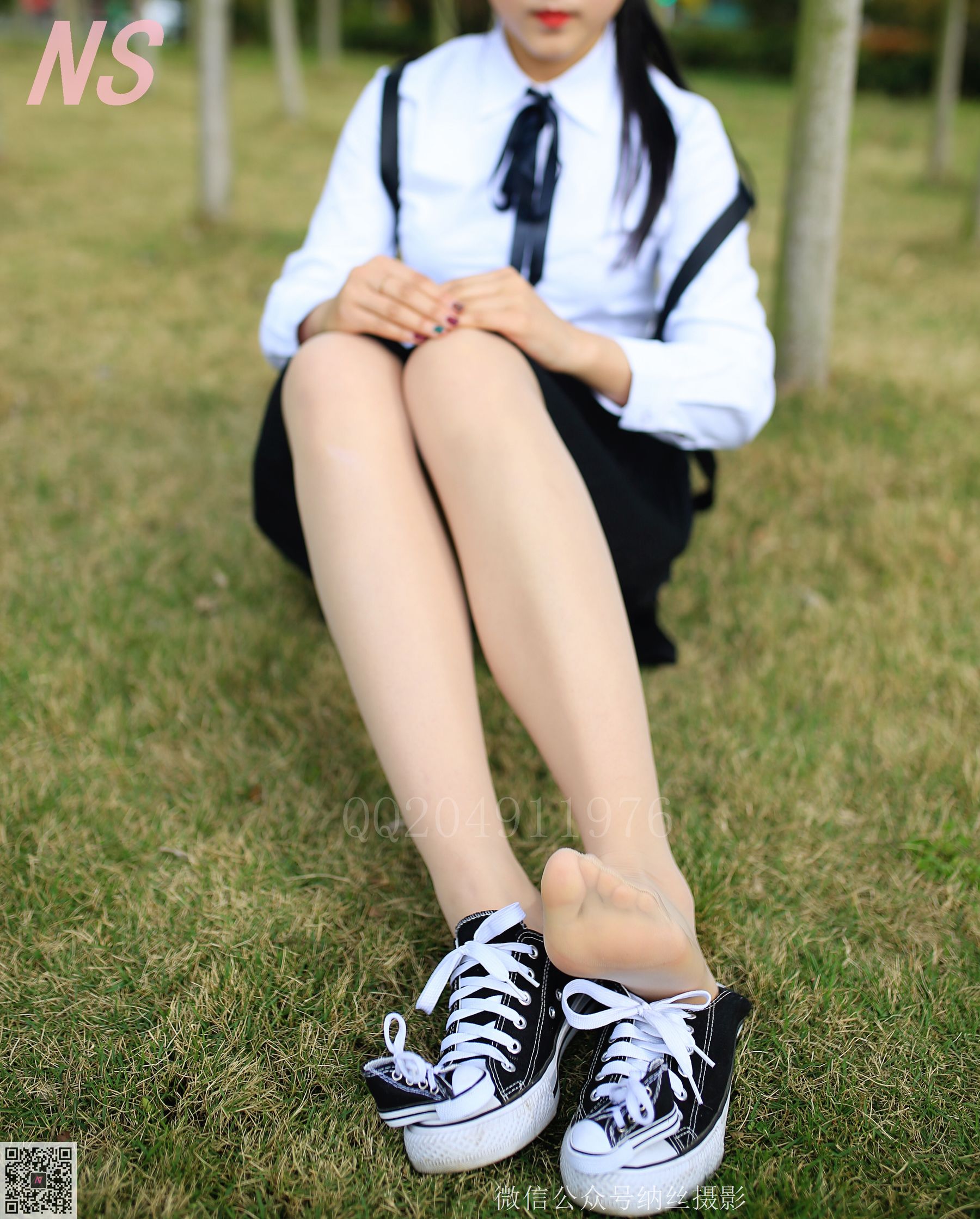 [纳丝摄影] NO.122 A＋妹 学妹肉丝