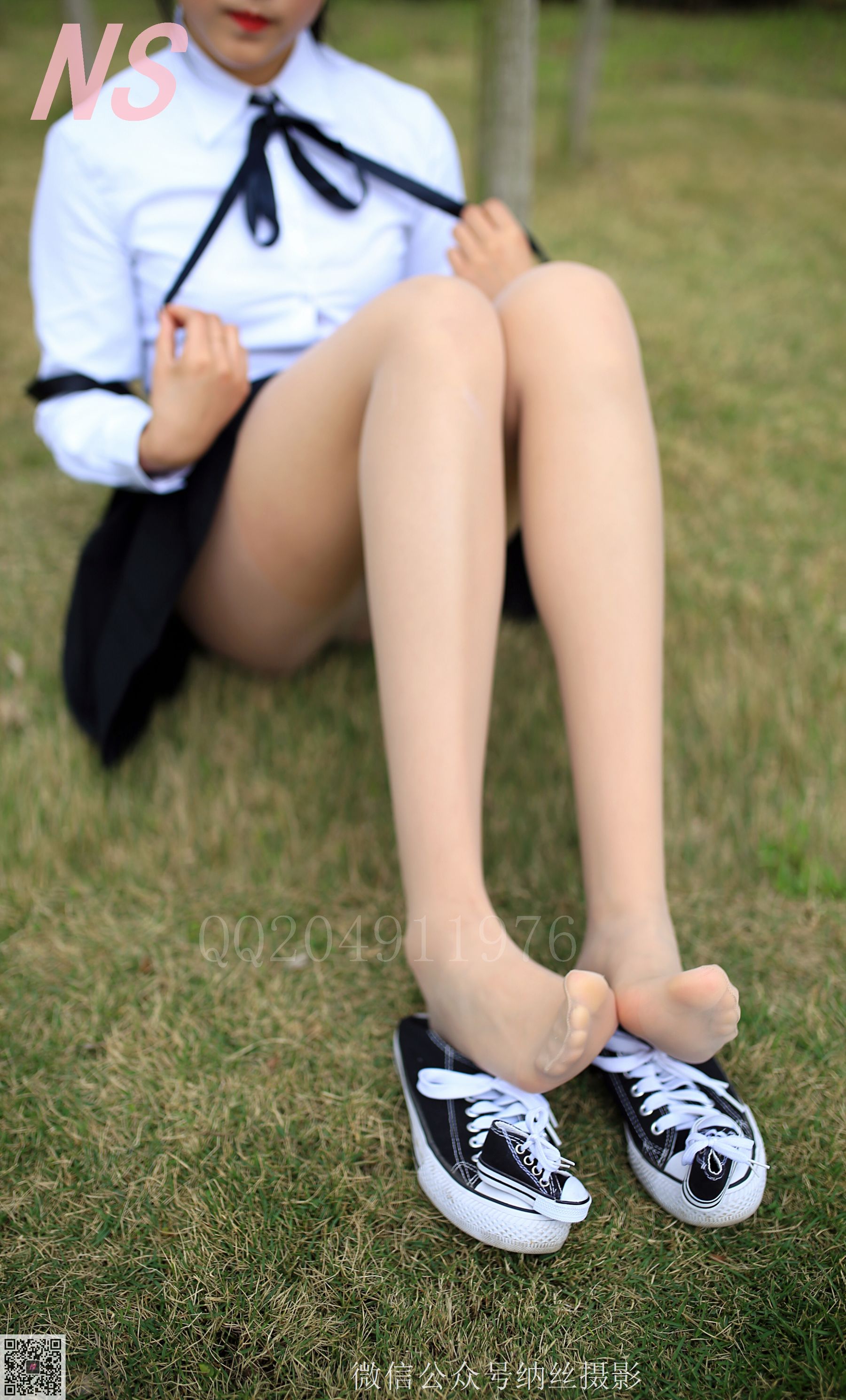 [纳丝摄影] NO.122 A＋妹 学妹肉丝
