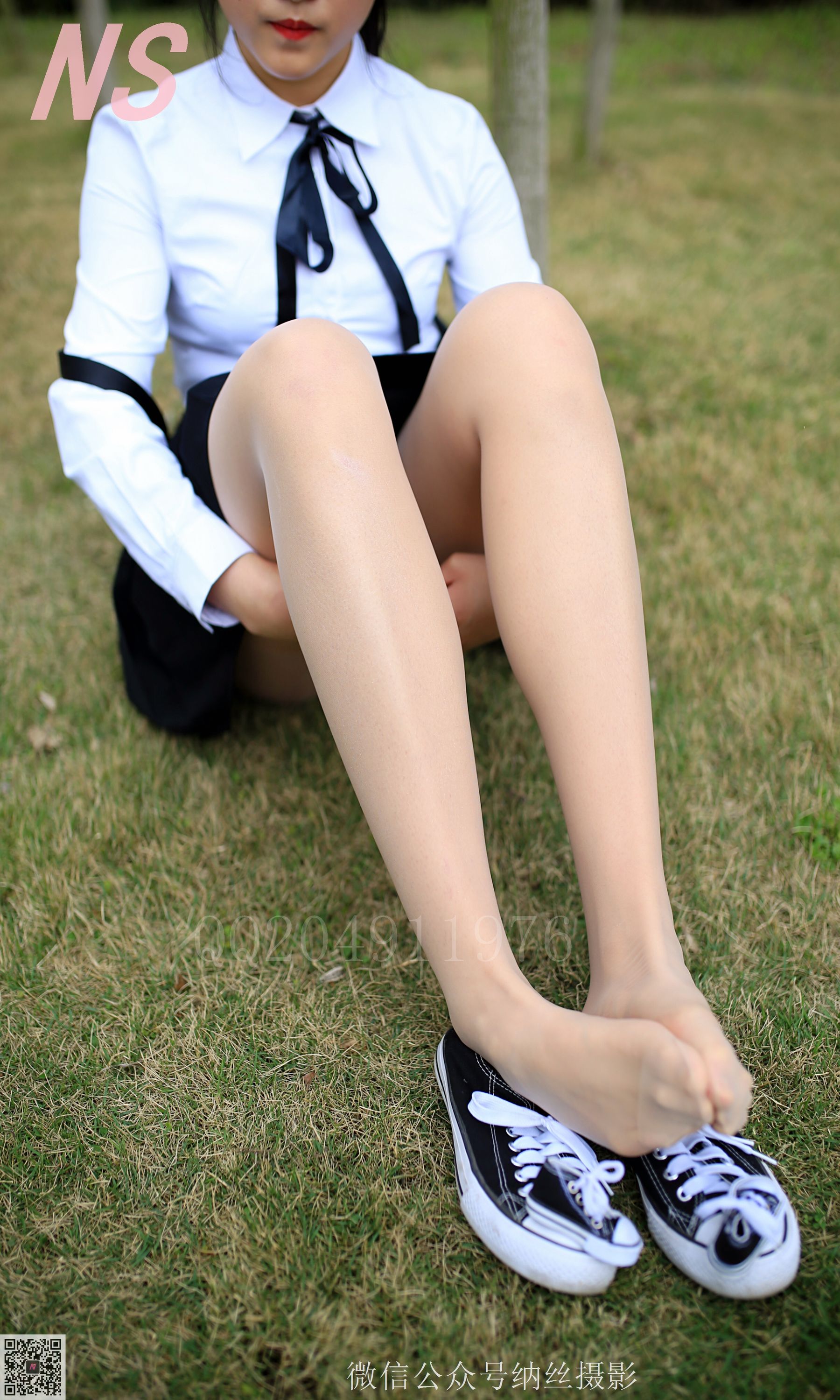 [纳丝摄影] NO.122 A＋妹 学妹肉丝
