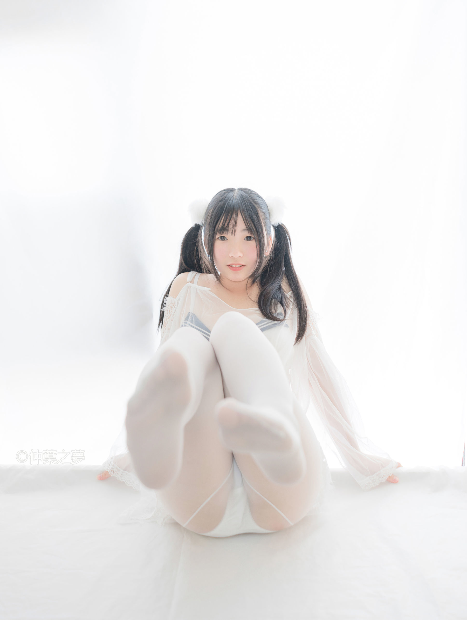 [轻兰映画] Grand.004 美代Miyo 透明白纱