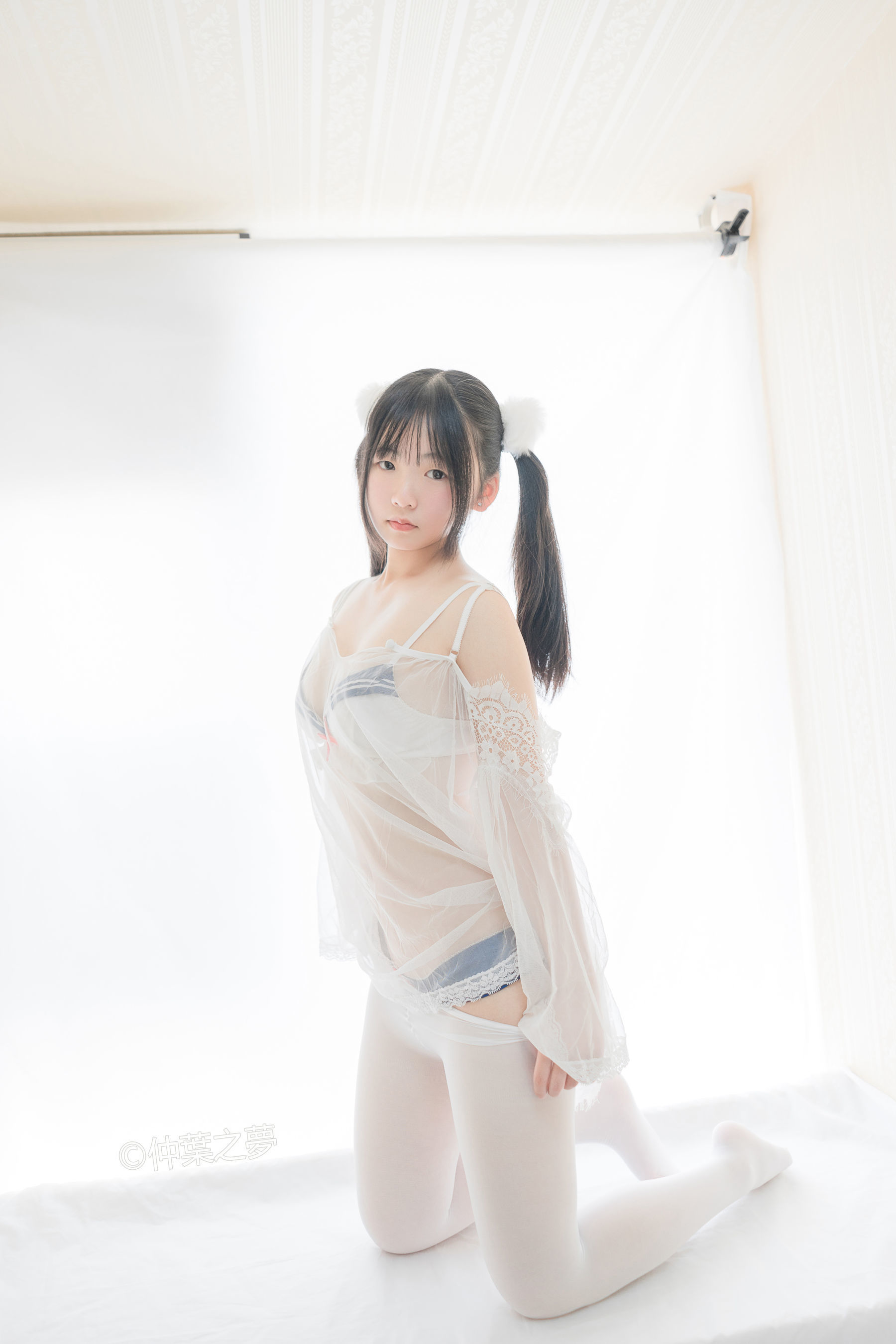 [轻兰映画] Grand.004 美代Miyo 透明白纱