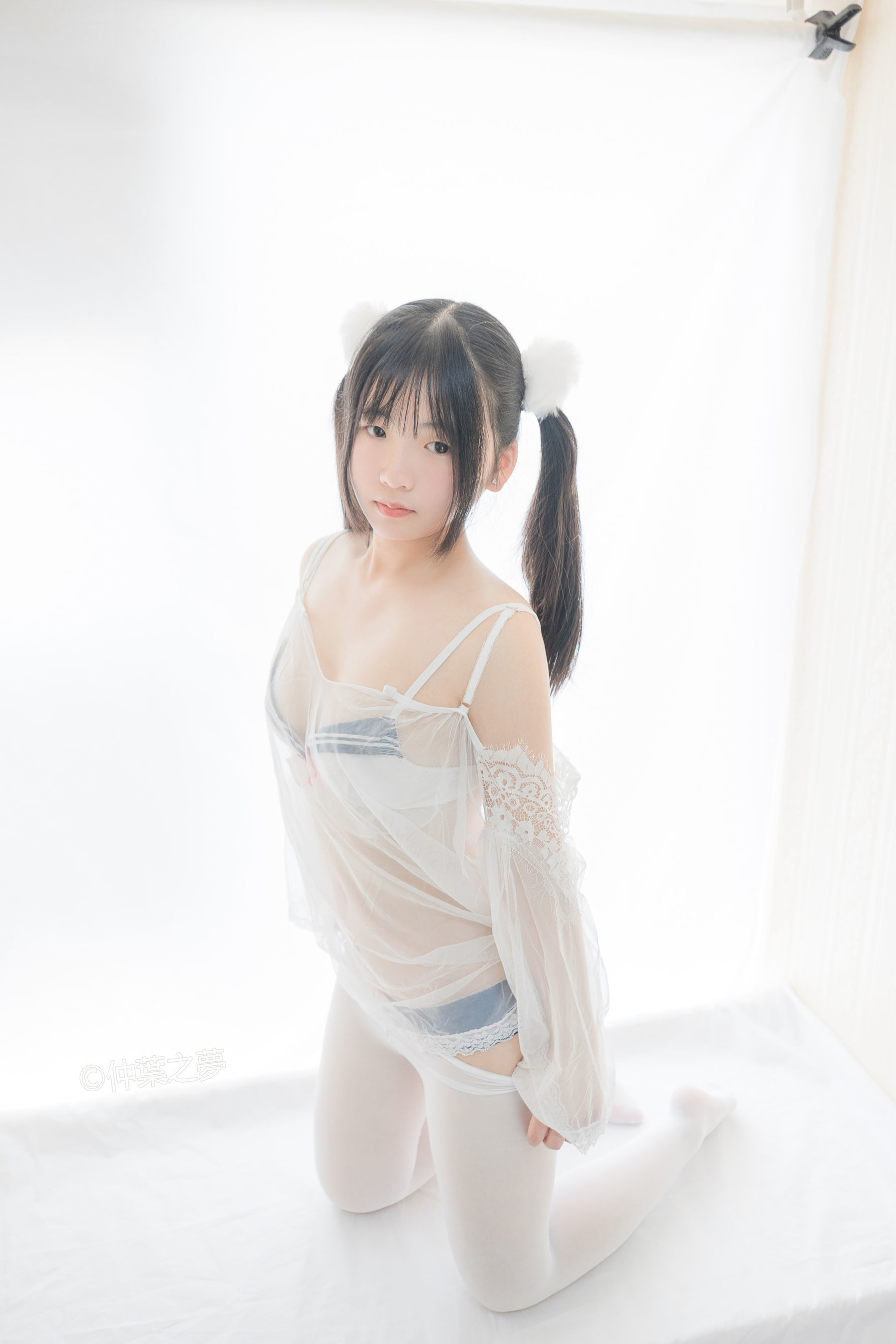 [轻兰映画] Grand.004 美代Miyo 透明白纱