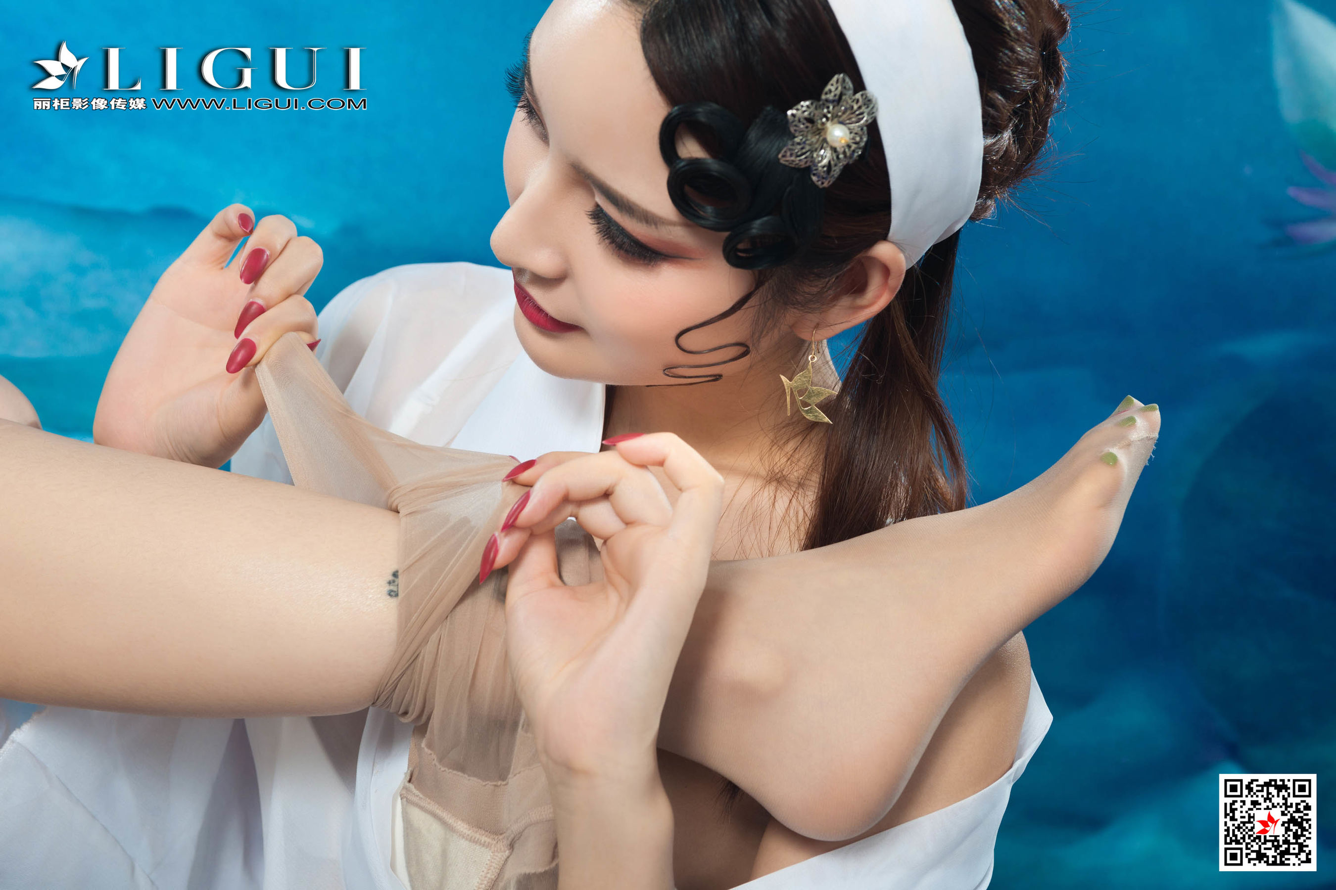[丽柜Ligui] 网络丽人 Model 甜甜&雪糕