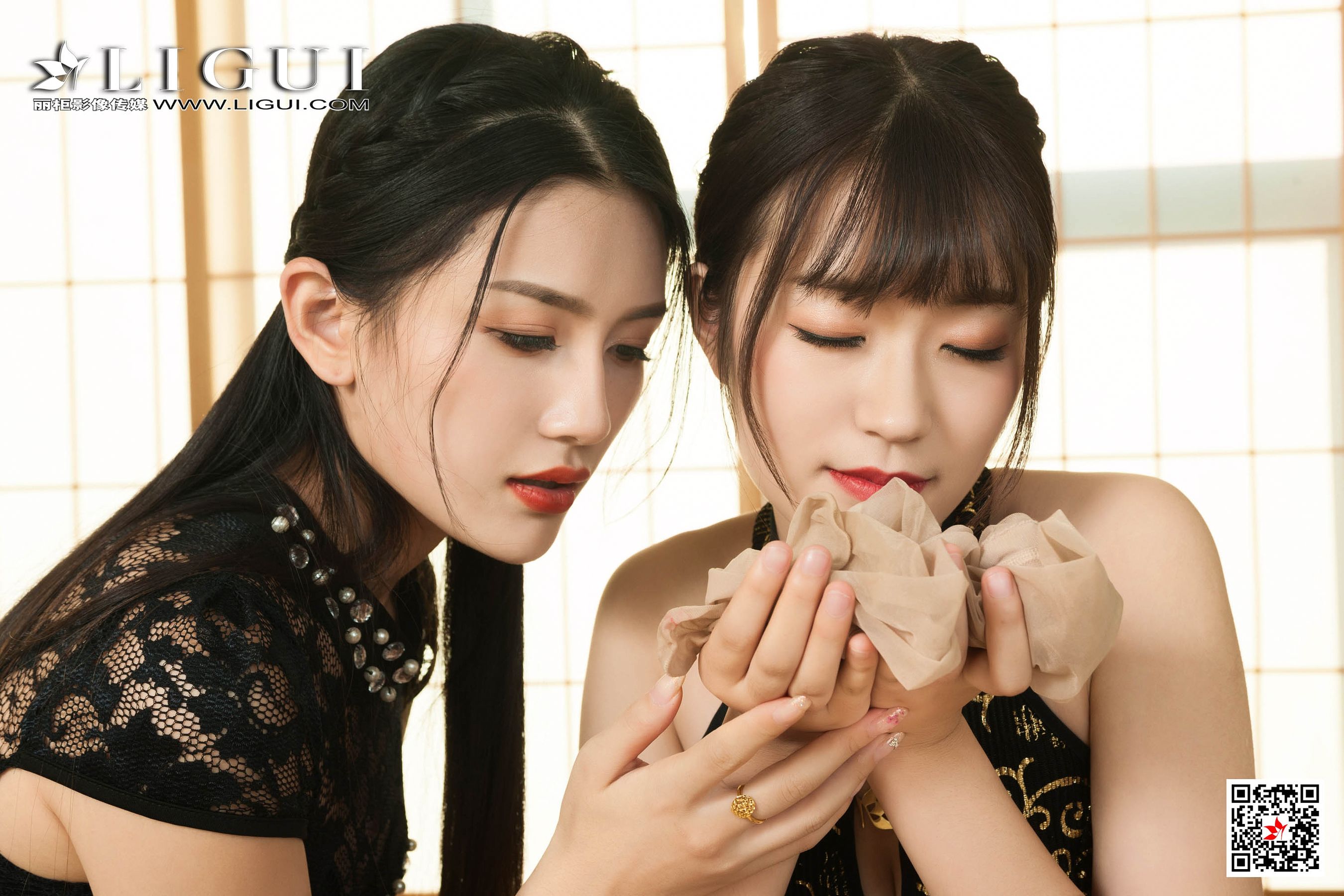 [丽柜Ligui] 网络丽人 Model 安娜&甜甜