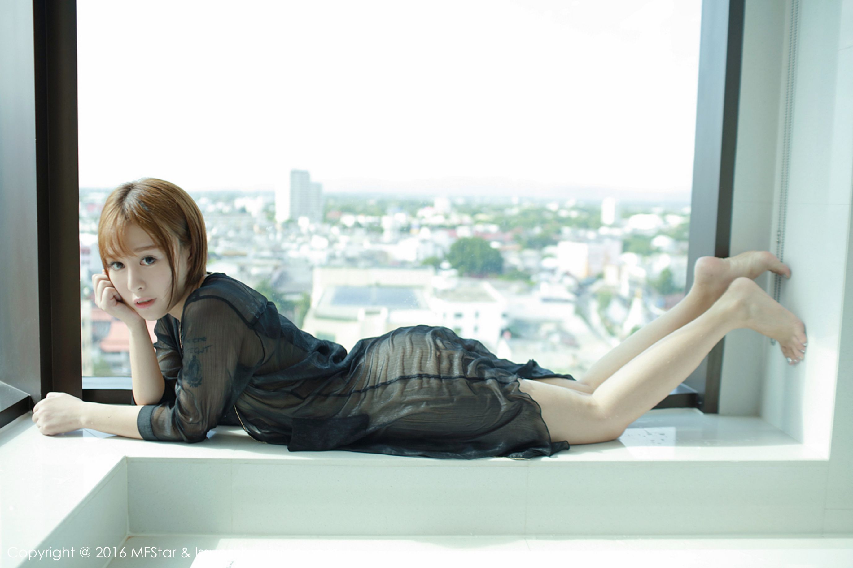 Evelyn艾莉《泰国心愿旅拍》性感透视薄纱 [模范学院MFStar] Vol.061