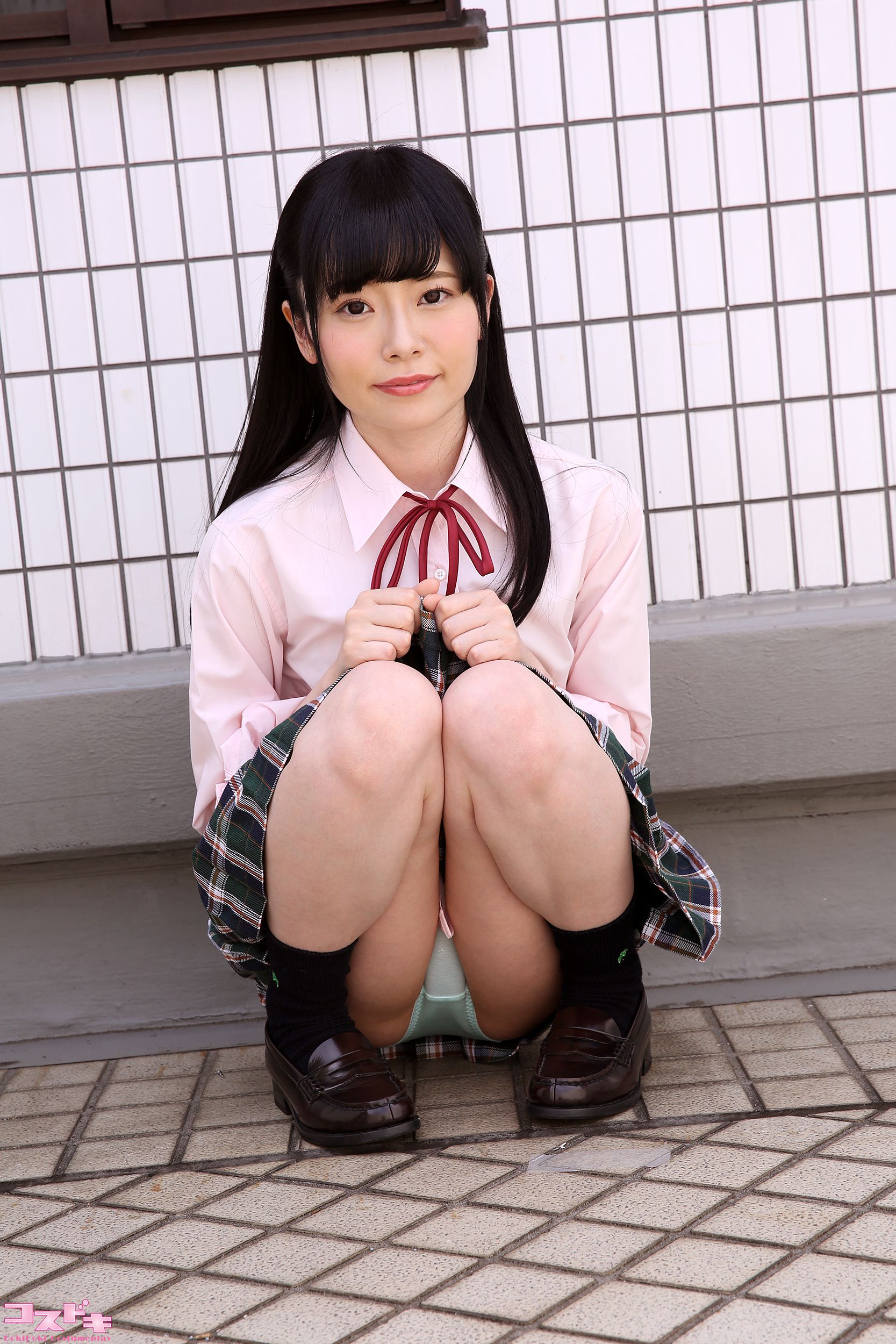 [Cosdoki] Tae Kurumi 胡桃たえ kurumitae_pic_seifuku1+2
