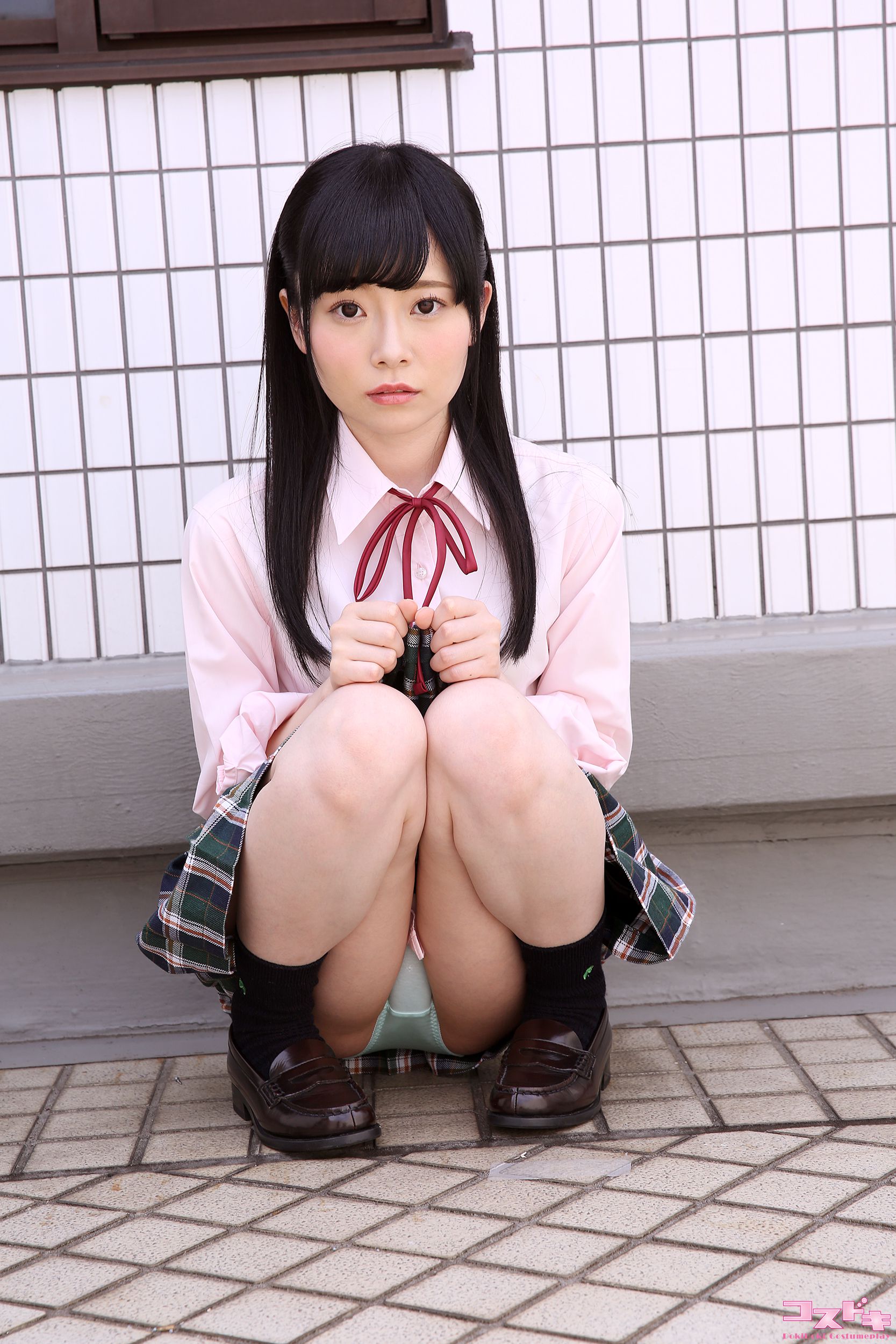 [Cosdoki] Tae Kurumi 胡桃たえ kurumitae_pic_seifuku1+2