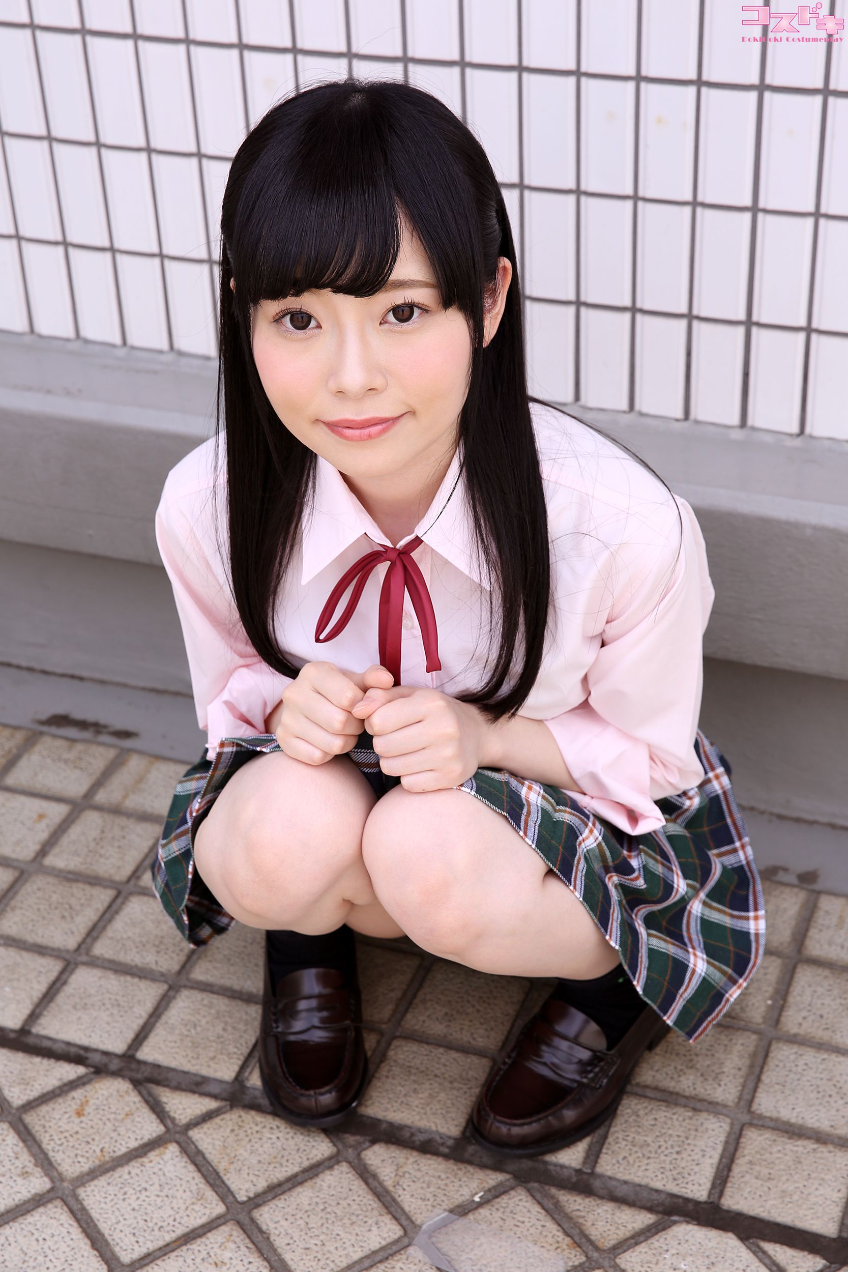 [Cosdoki] Tae Kurumi 胡桃たえ kurumitae_pic_seifuku1+2