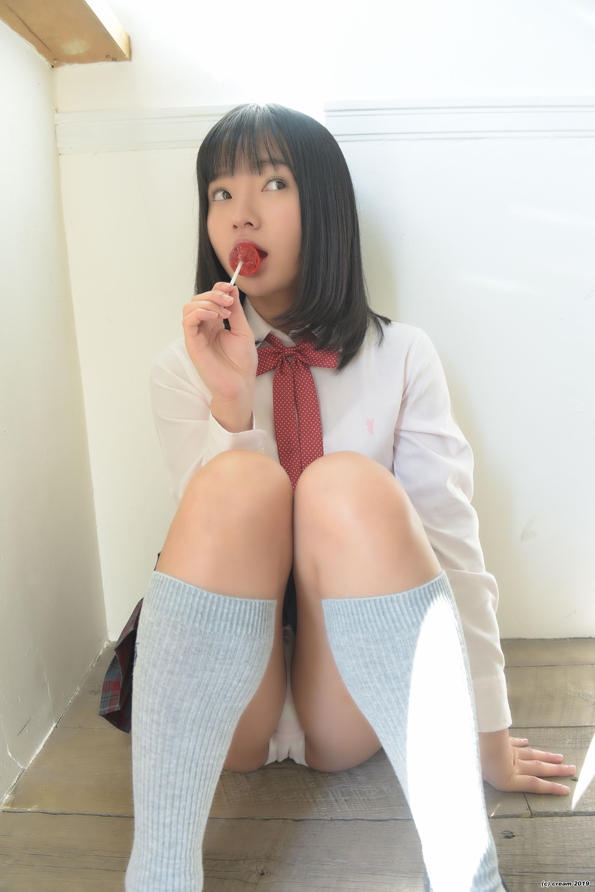 [LOVEPOP] Ayana Nishinaga 西永彩奈 Ayana Stripes - (Cream) - PPV