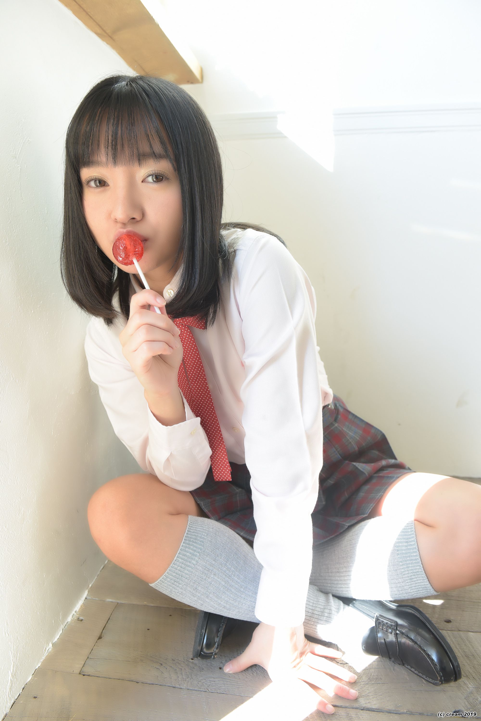 [LOVEPOP] Ayana Nishinaga 西永彩奈 Ayana Stripes - (Cream) - PPV