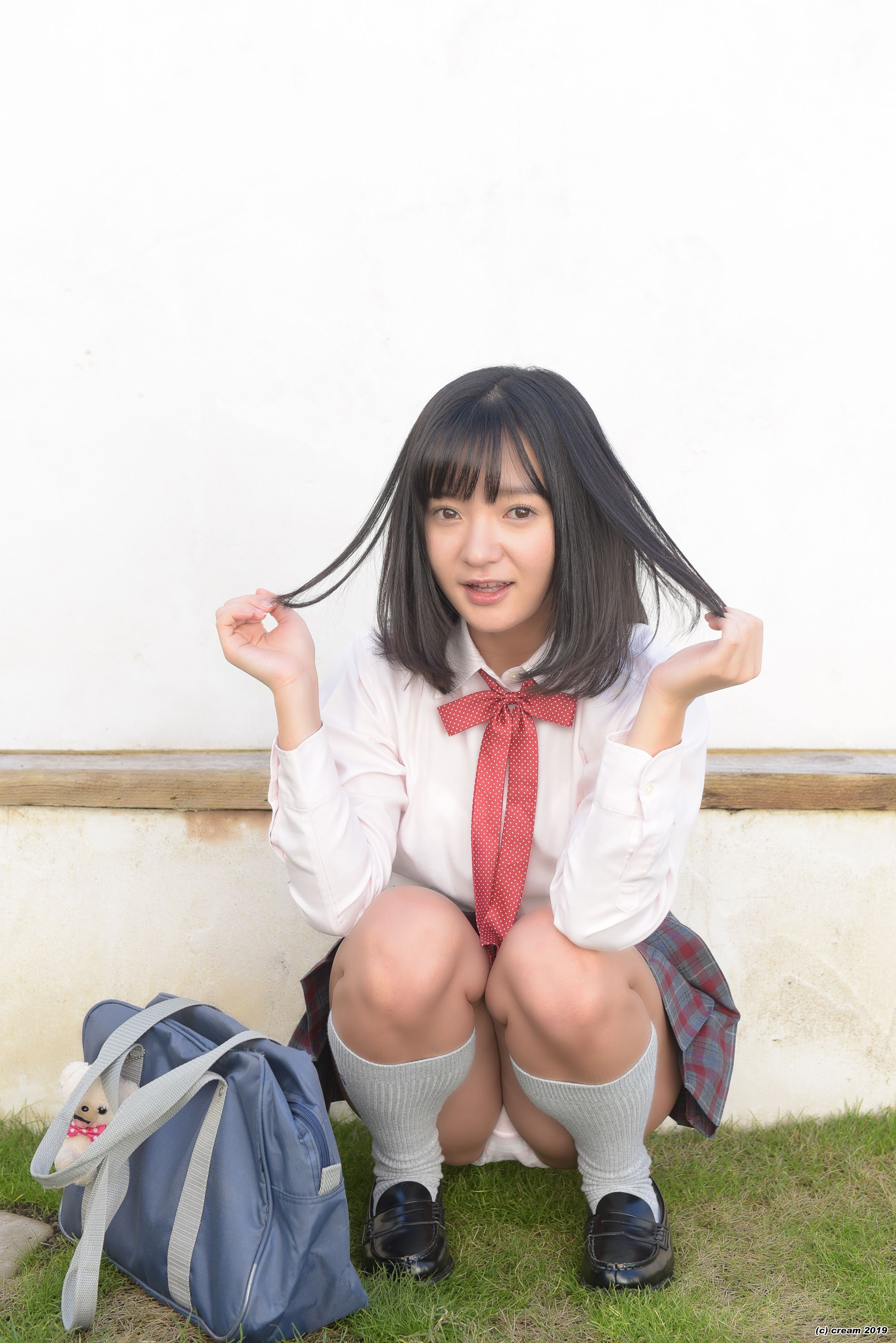 [LOVEPOP] Ayana Nishinaga 西永彩奈 Ayana Stripes - (Cream) - PPV