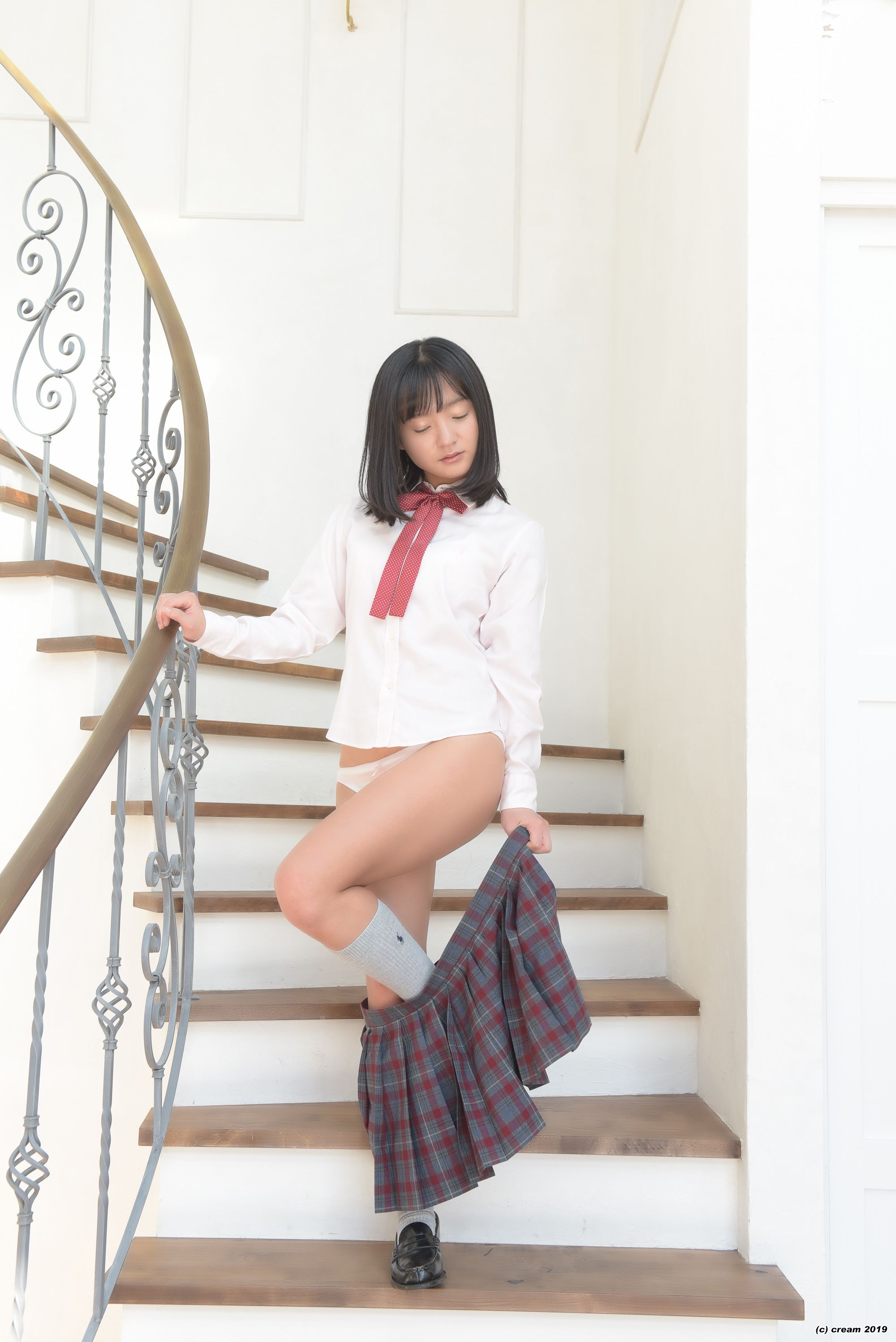 [LOVEPOP] Ayana Nishinaga 西永彩奈 Ayana Stripes - (Cream) - PPV