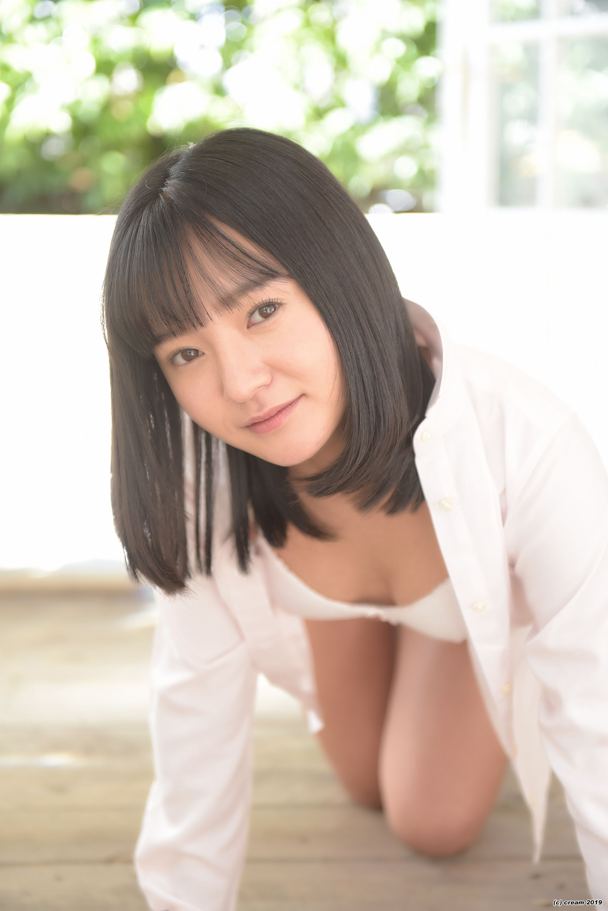 [LOVEPOP] Ayana Nishinaga 西永彩奈 Ayana Stripes - (Cream) - PPV