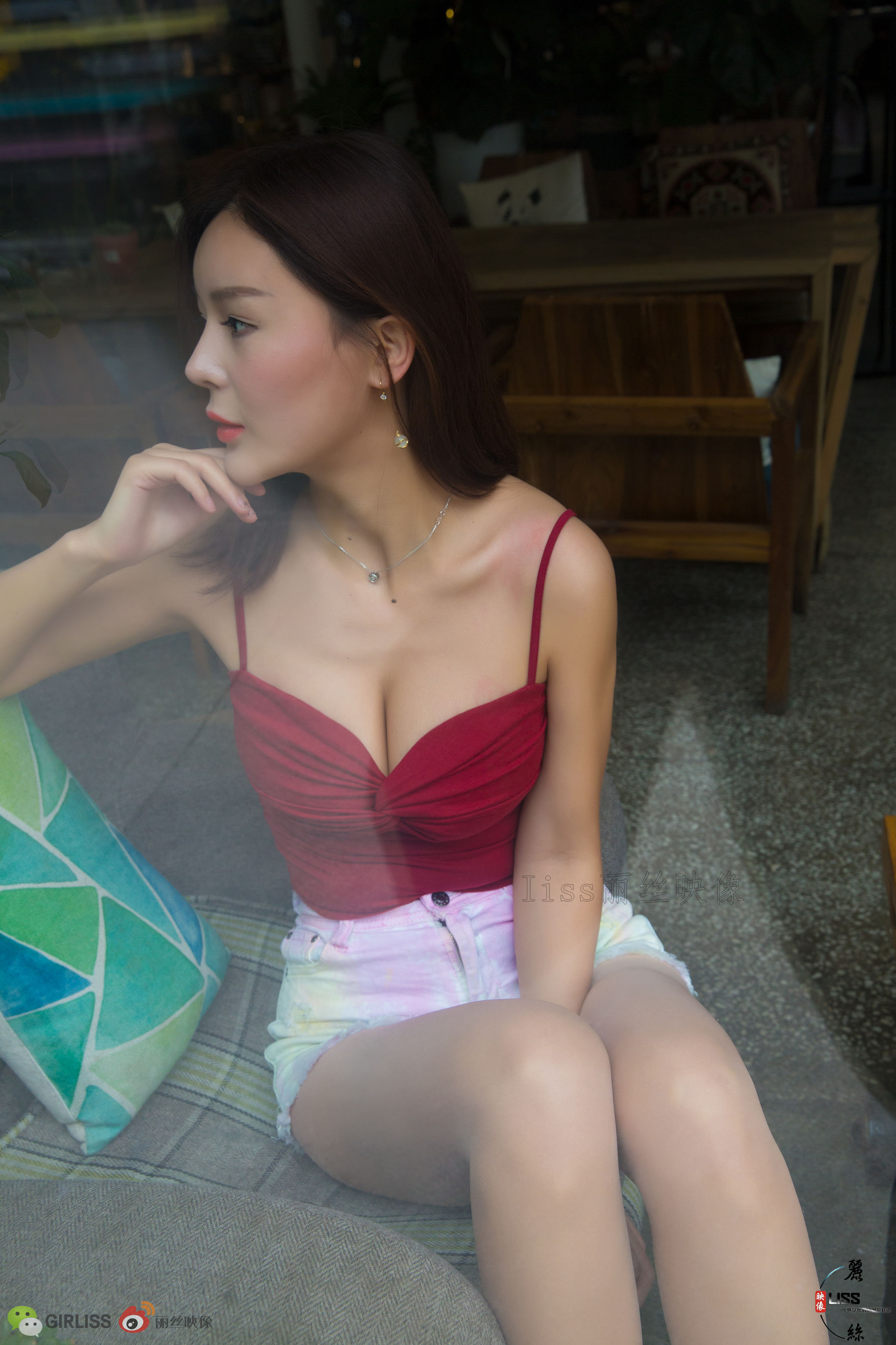 [丽丝映像GIRLISS]  梁冰的红螺旋与肉丝