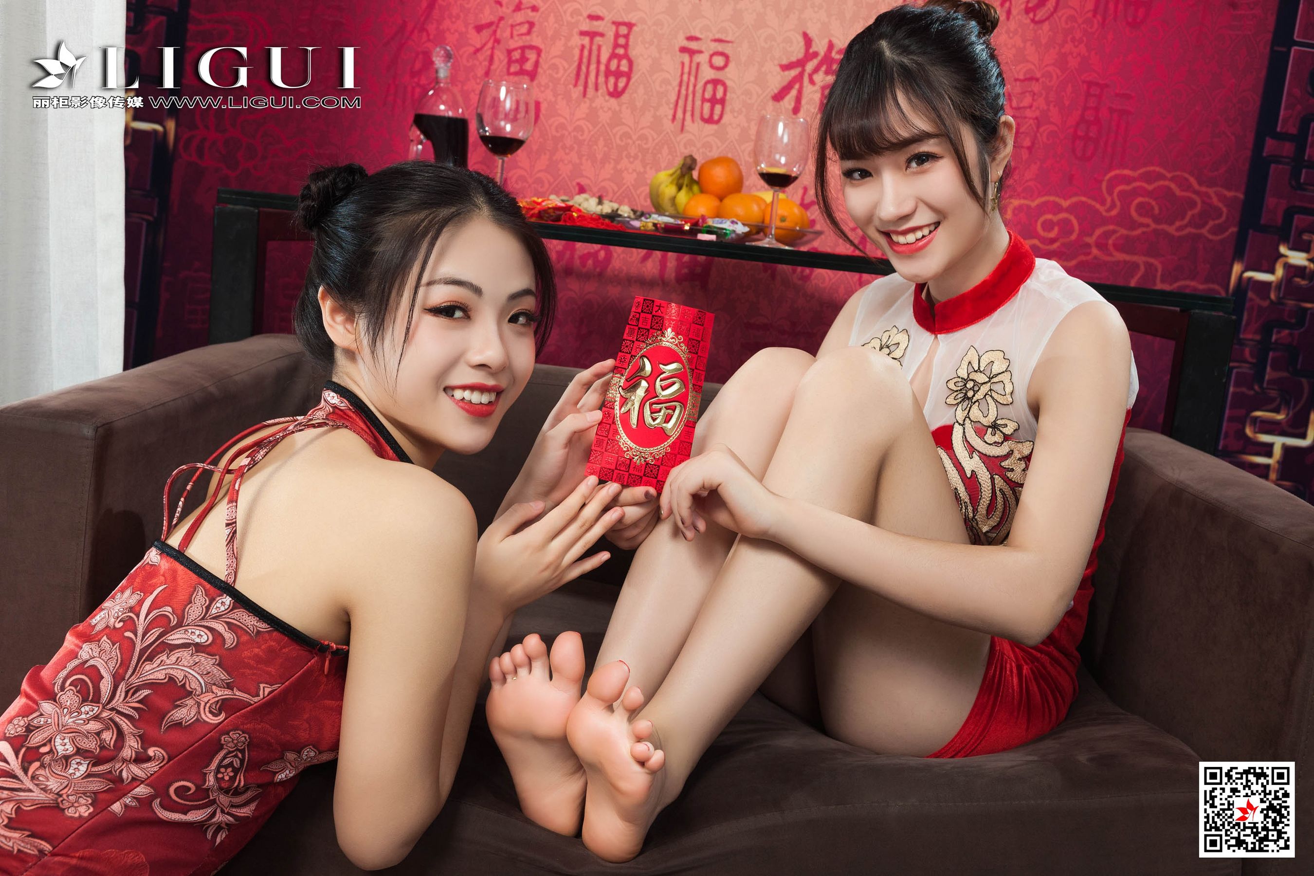 [丽柜Ligui] 网络丽人 Model 潘潘&安娜